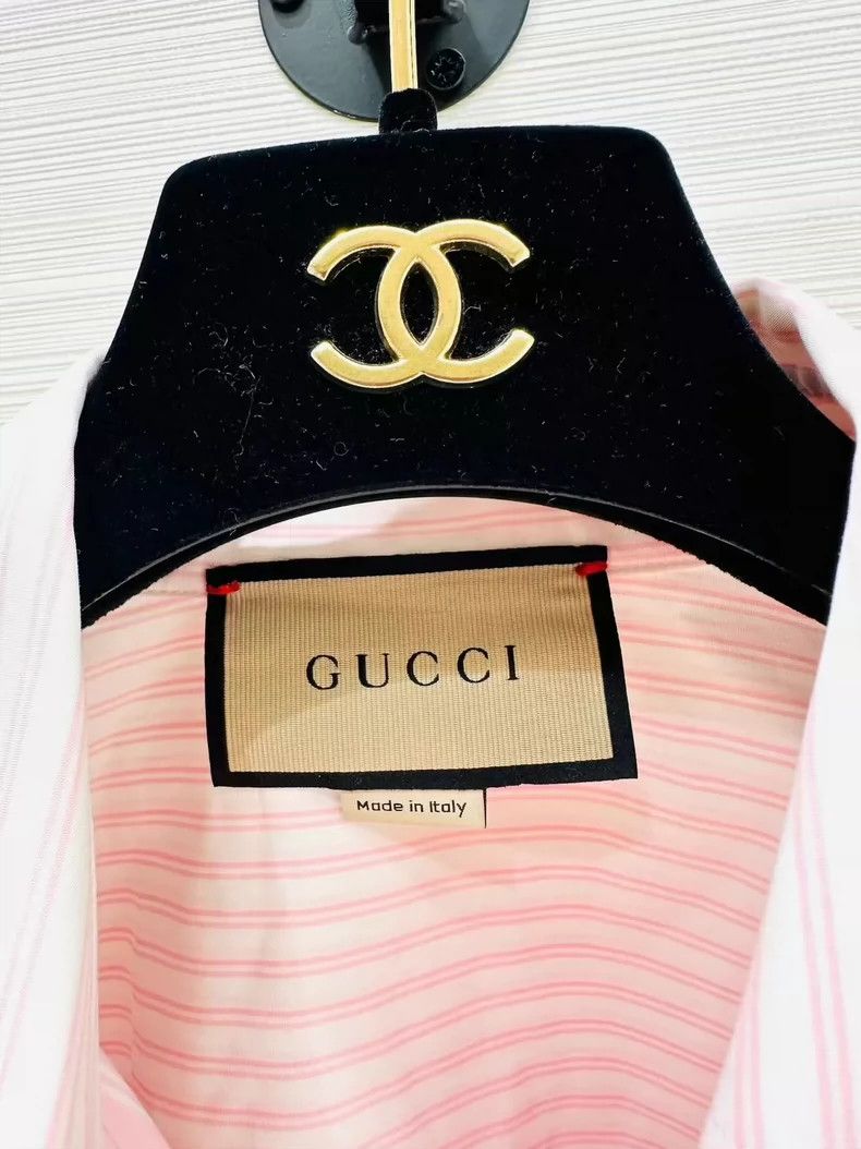 Gucci Gucci Size 36 Shirt 24 new flower logo pink shirt 2501-Next Size US XXS / EU 40 - 4 Thumbnail