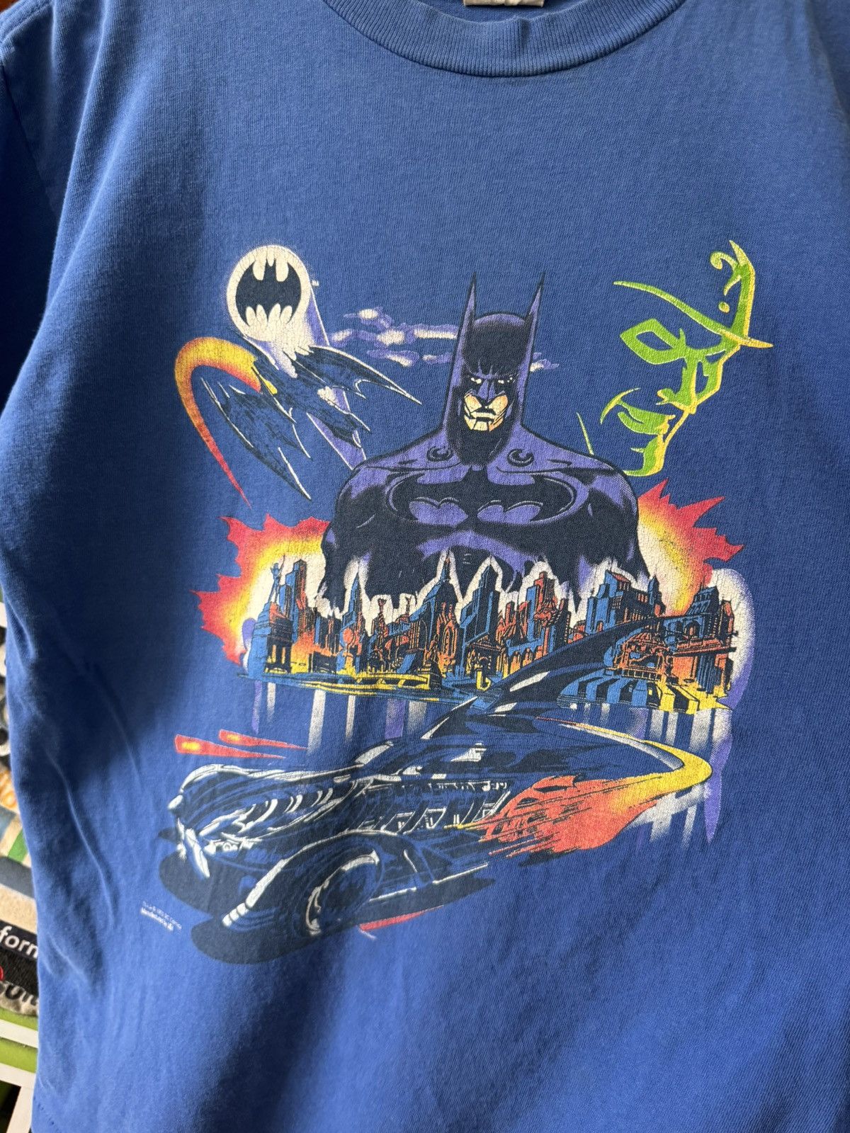 DC Comics Vintage 1995 batman with villains like The Riddler promo tee Size US M / EU 48-50 / 2 - 5 Thumbnail