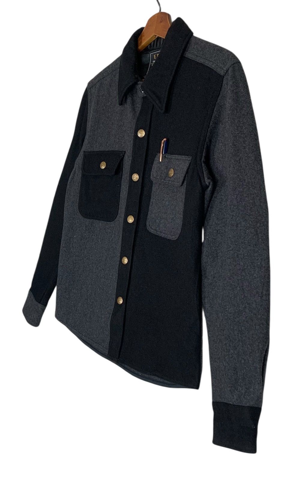 Edwin × Japanese Brand Edwin Clothing JapaneseBrand StreetWear Snap Button Jacket Size US S / EU 44-46 / 1 - 5 Thumbnail