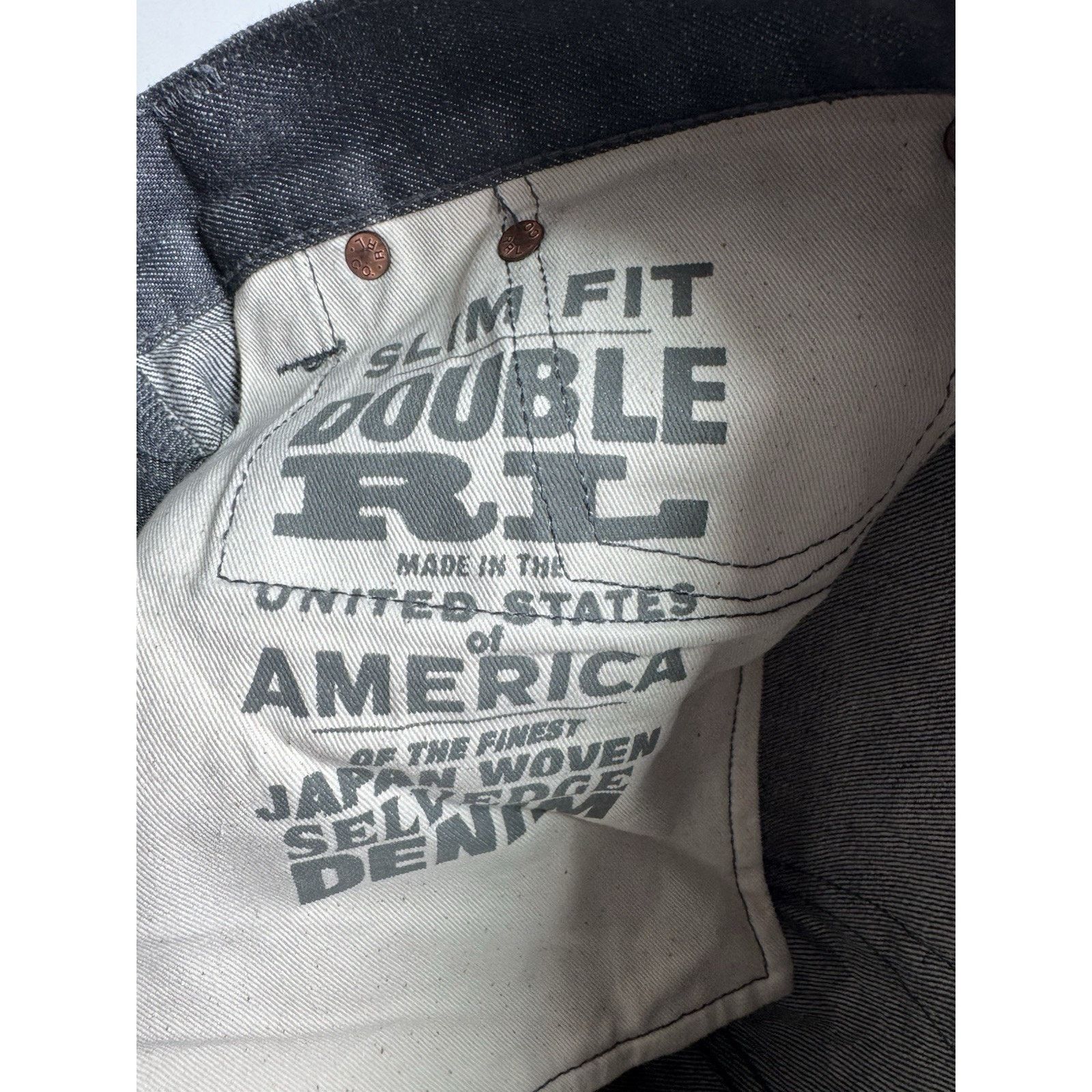 RRL Ralph Lauren Double RL Ralph Lauren RRL Denim Jeans Selvedge Slim Fit Size US 28 / EU 44 - 4 Thumbnail