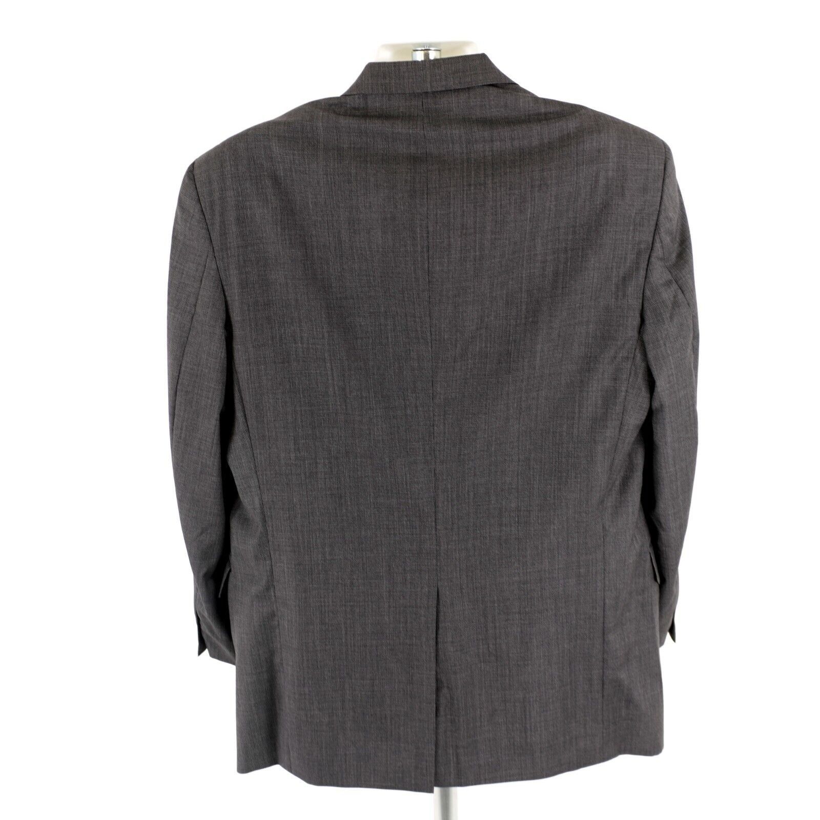 Hart Schaffner Marx Hart Schaffner Marx Gold Trumpeter Nordstrom Wool Check Gray Size 44L - 7 Thumbnail