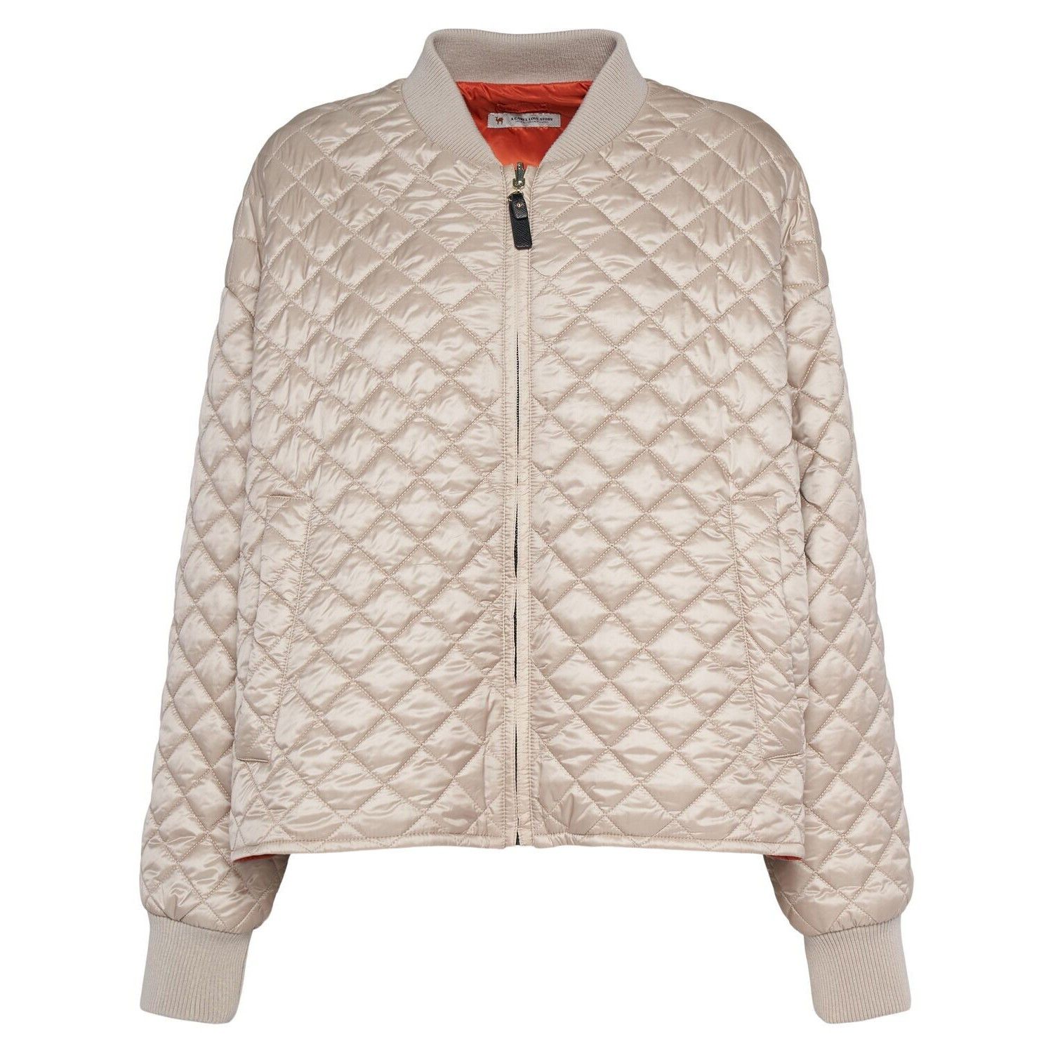 Max Mara MAX MARA Licia $1190 Hazelnut Brown Reversible Bomber Jacket Size ONE SIZE - 1 Thumbnail