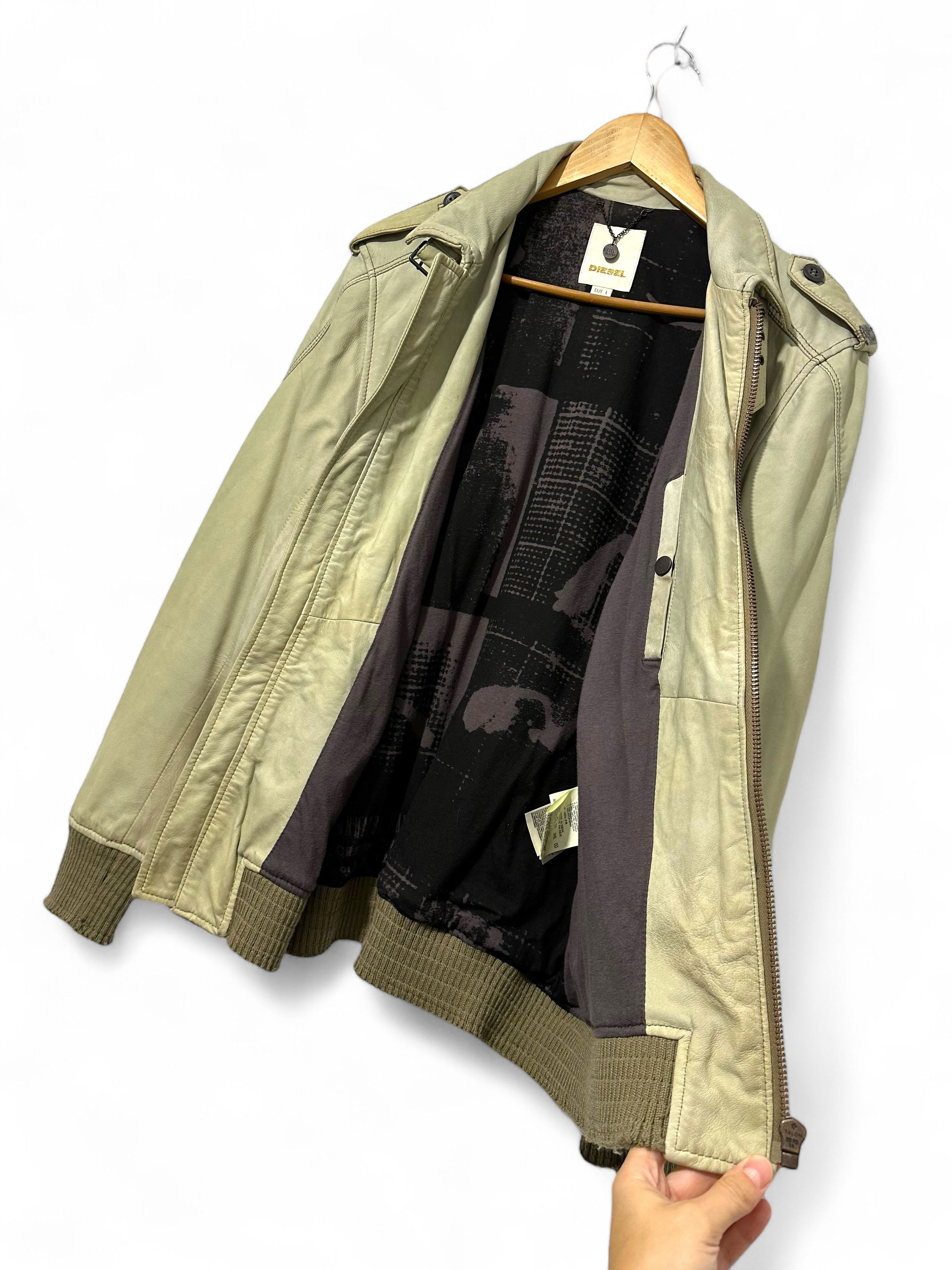 Diesel Diesel Vintage Leather Jacket Size US L / EU 52-54 / 3 - 3 Thumbnail