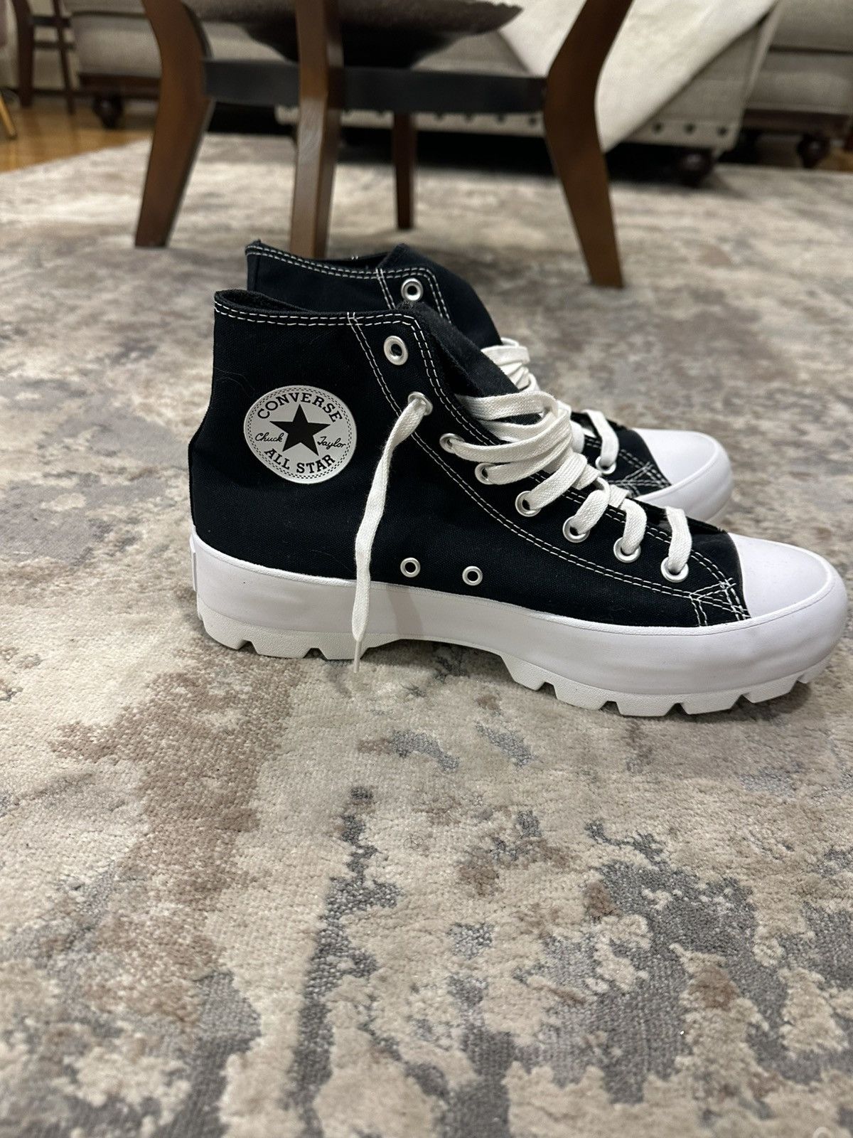 Converse Black Chuck Taylor All Star Lugged High Sneakers Converse Size US 9.5 / EU 42-43 - 1 Thumbnail