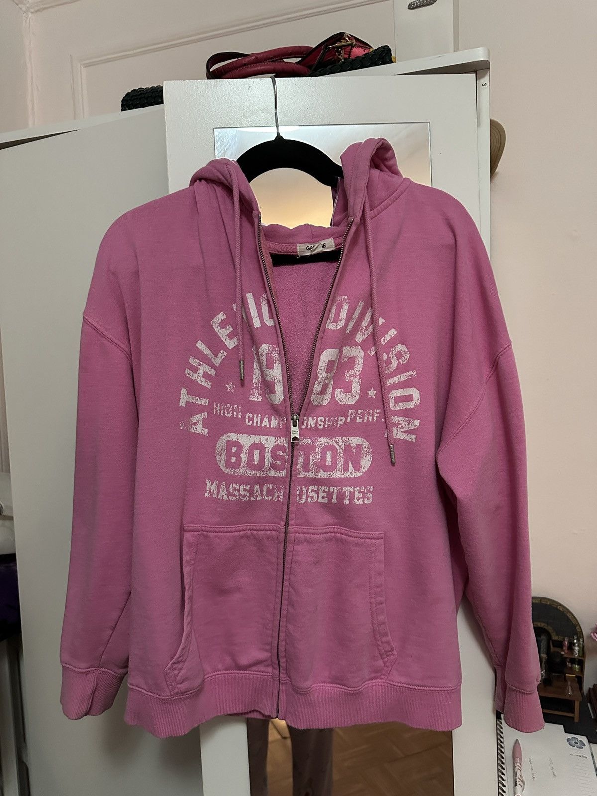 Garage Pink and White oversized cute Garage hoodie Size S / US 4 / IT 40 - 1 Thumbnail