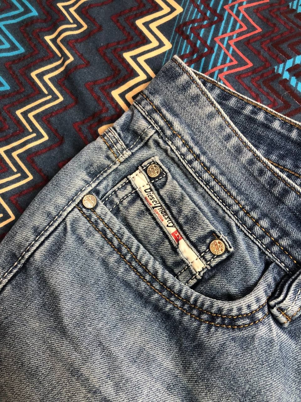 Diesel 00’s Vintage Diesel Denim Jeans Y2K Glamour Size US 36 / EU 52 - 14 Thumbnail
