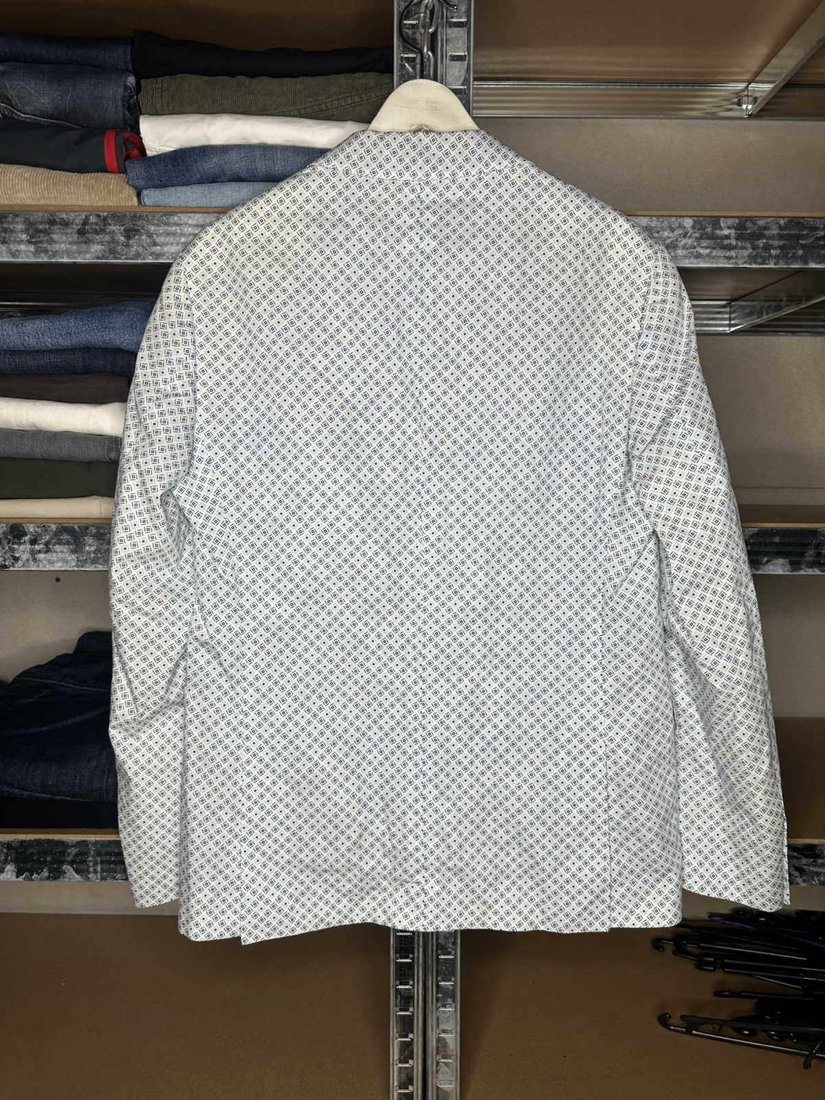 Etro Etro Superleggera Blazer Jacket 48 IT Geometric Print Size 48R - 2 Thumbnail