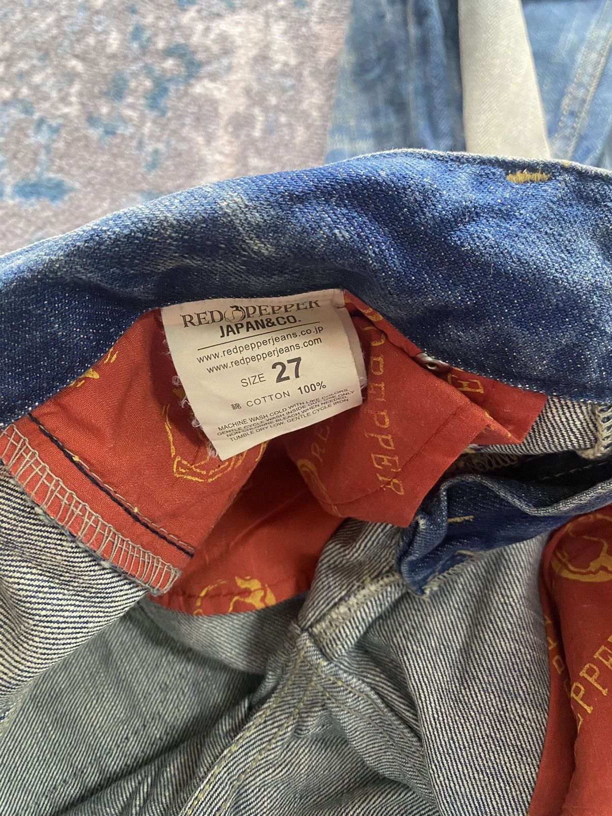 Hysteric Glamour × If Six Was Nine × Japanese Brand Japanes Red Pepper Flared Denim Size US 29 - 9 Thumbnail