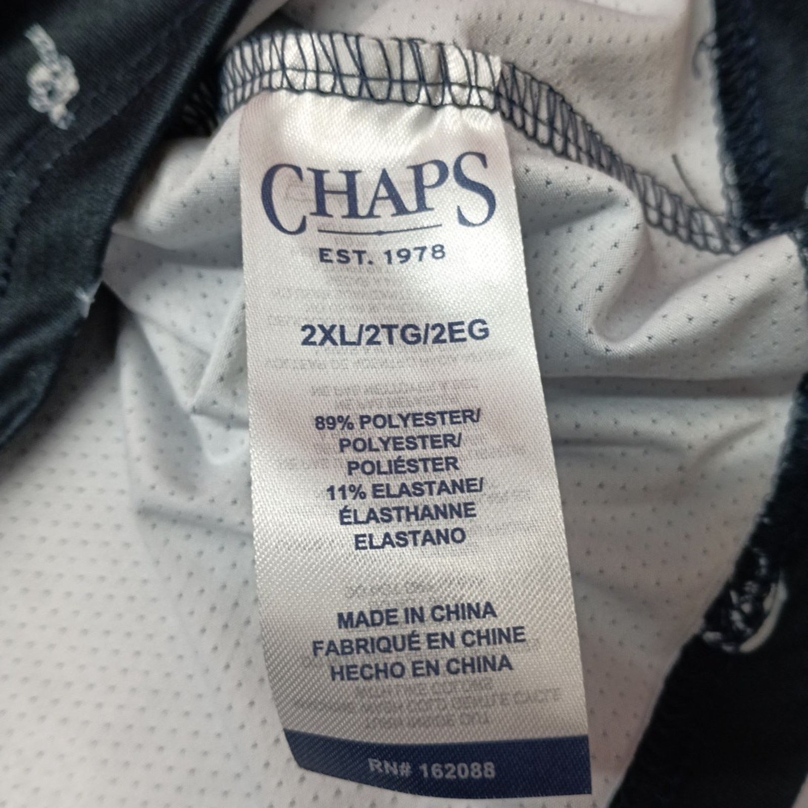 Chaps Chaps Golf Polo Shirt Men's Size 2XL Navy Moisture Wick Size US XXL / EU 58 / 5 - 7 Thumbnail