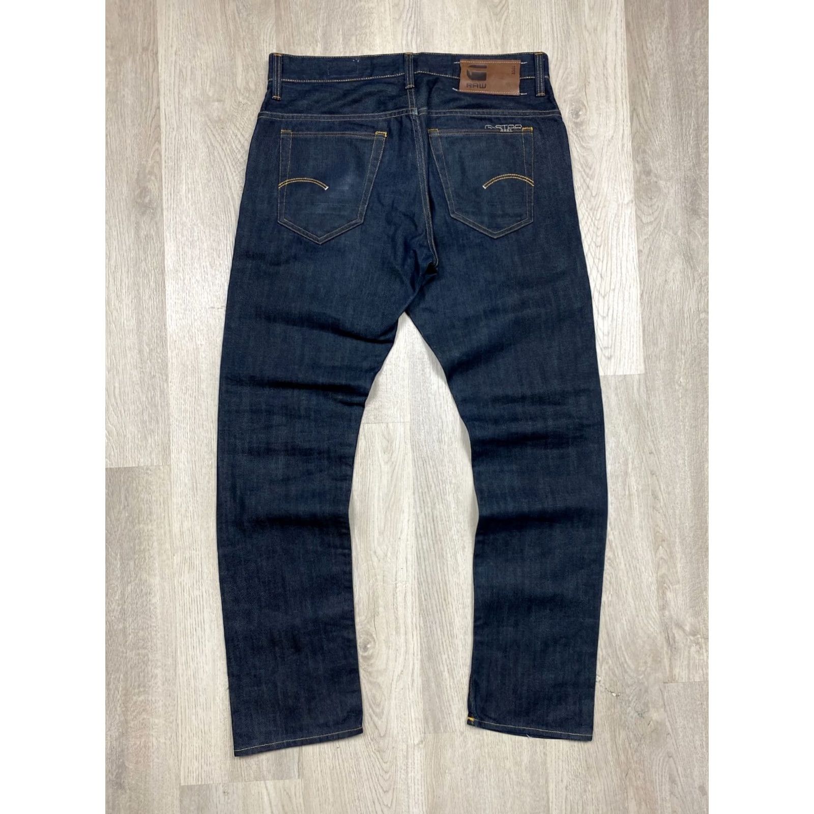 G-Star G Star Raw 3301 Slim Mens Denim Jeans Pants 34 Blue Denim 34 Regular 32 Inseam 3301 Slim Mens Jeans Size US 34 / EU 50 - 7 Thumbnail