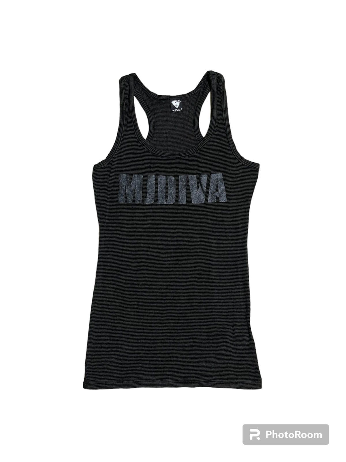 Japanese Brand Mjdiva Striped Top Tank Size XS / US 0-2 / IT 36-38 - 1 Thumbnail
