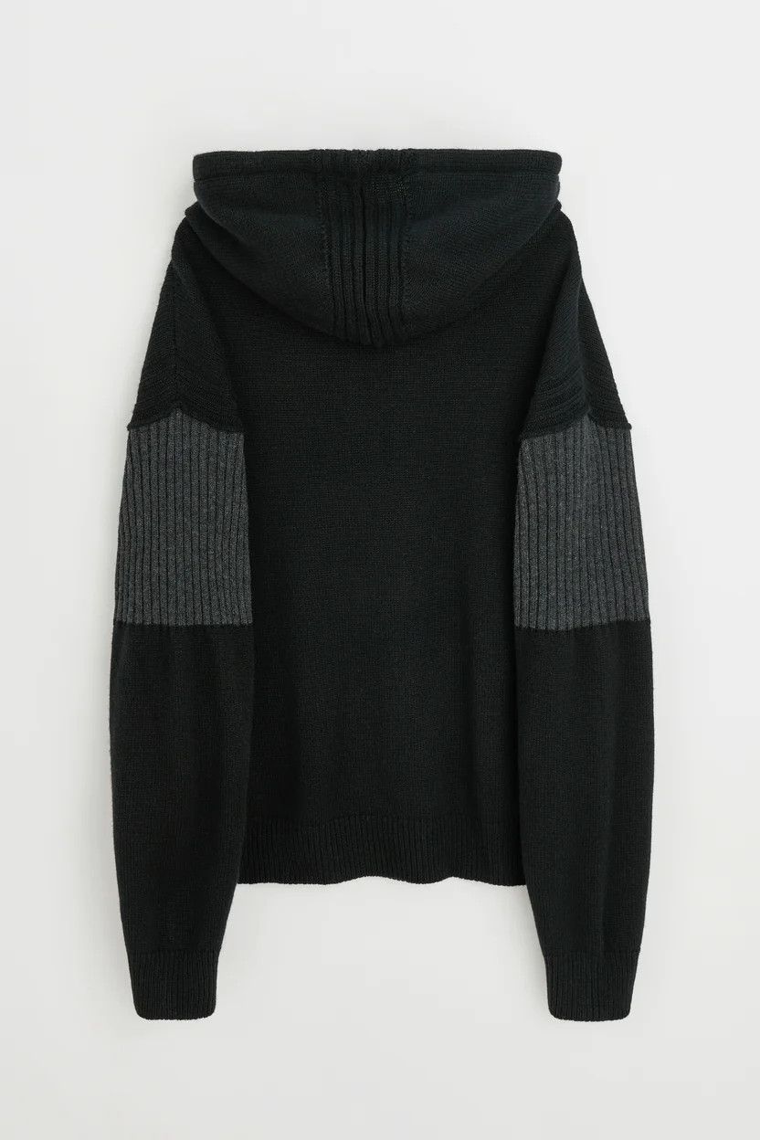 Judy Turner o1mle0225 Unisex Leif Hoodie in Black & Grey Size US XL / EU 56 / 4 - 2 Thumbnail