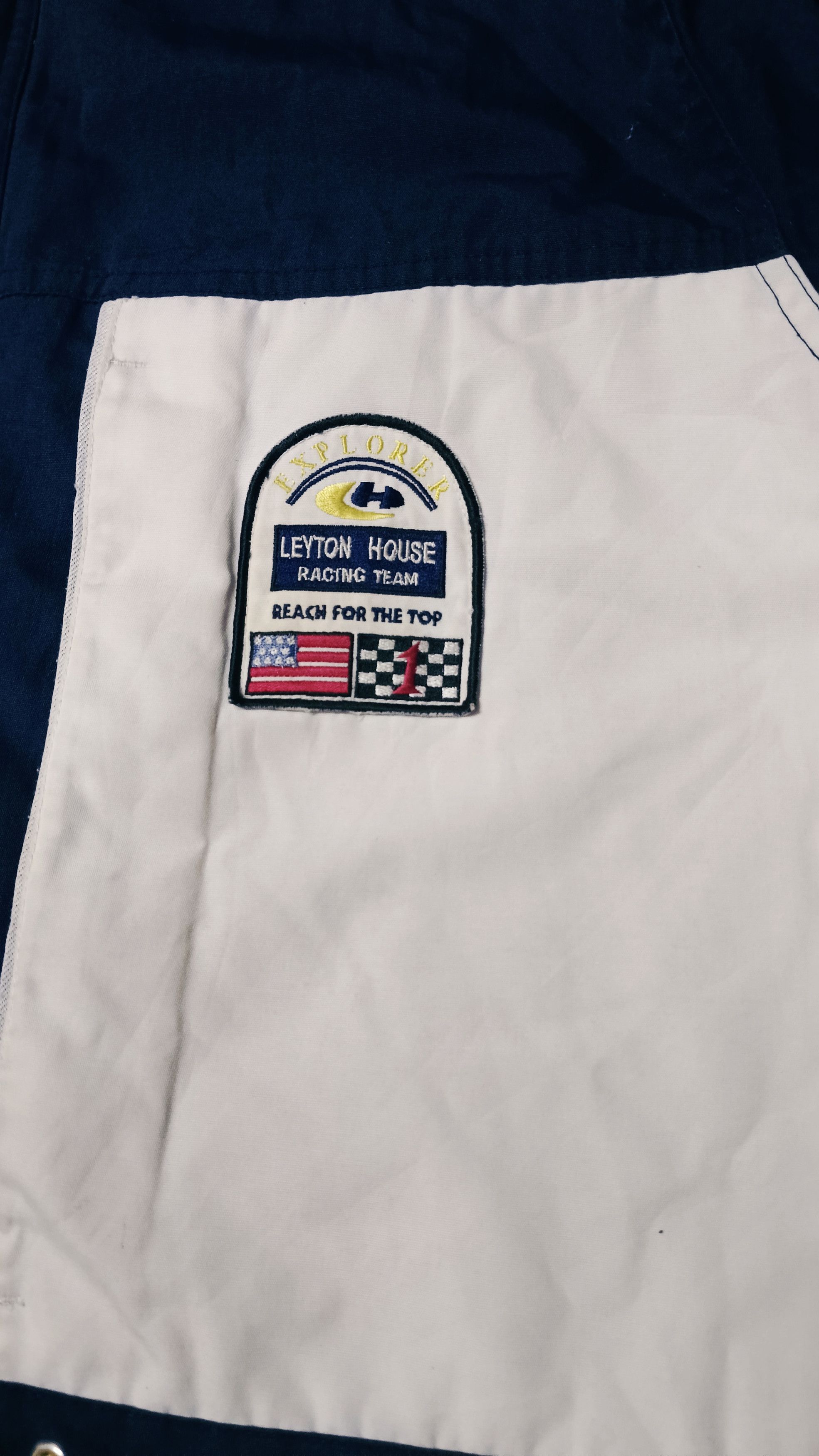 Japanese Brand × Vintage Vintage Leyton House Racing Team Zipper Jacket Size US L / EU 52-54 / 3 - 8 Thumbnail