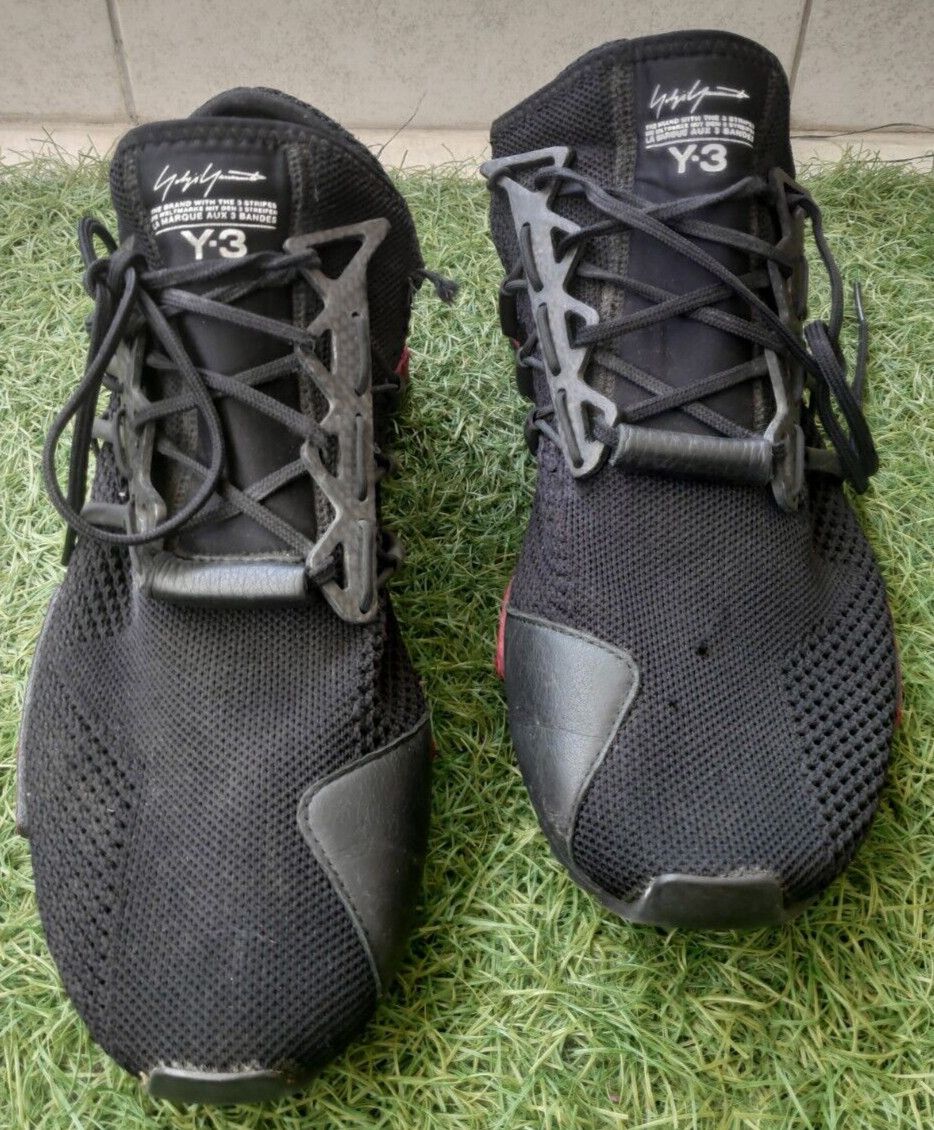 Adidas × Y-3 Adidas Yohji Yamamoto Y-3 Harigane Black Chili Pepper AC7192 Size US 10.5 / EU 43-44 - 2 Thumbnail