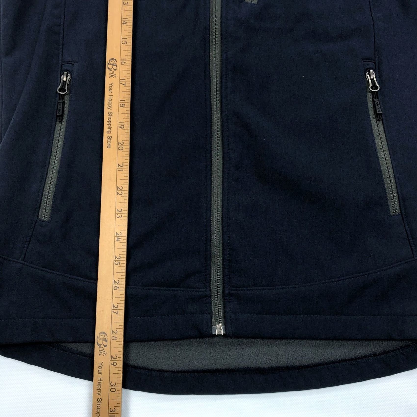 Orvis ORVIS Vest Navy Blue M Full Zip Softshell Lined Pockets Fleece 2PPM Mens Size US M / EU 48-50 / 2 - 4 Thumbnail