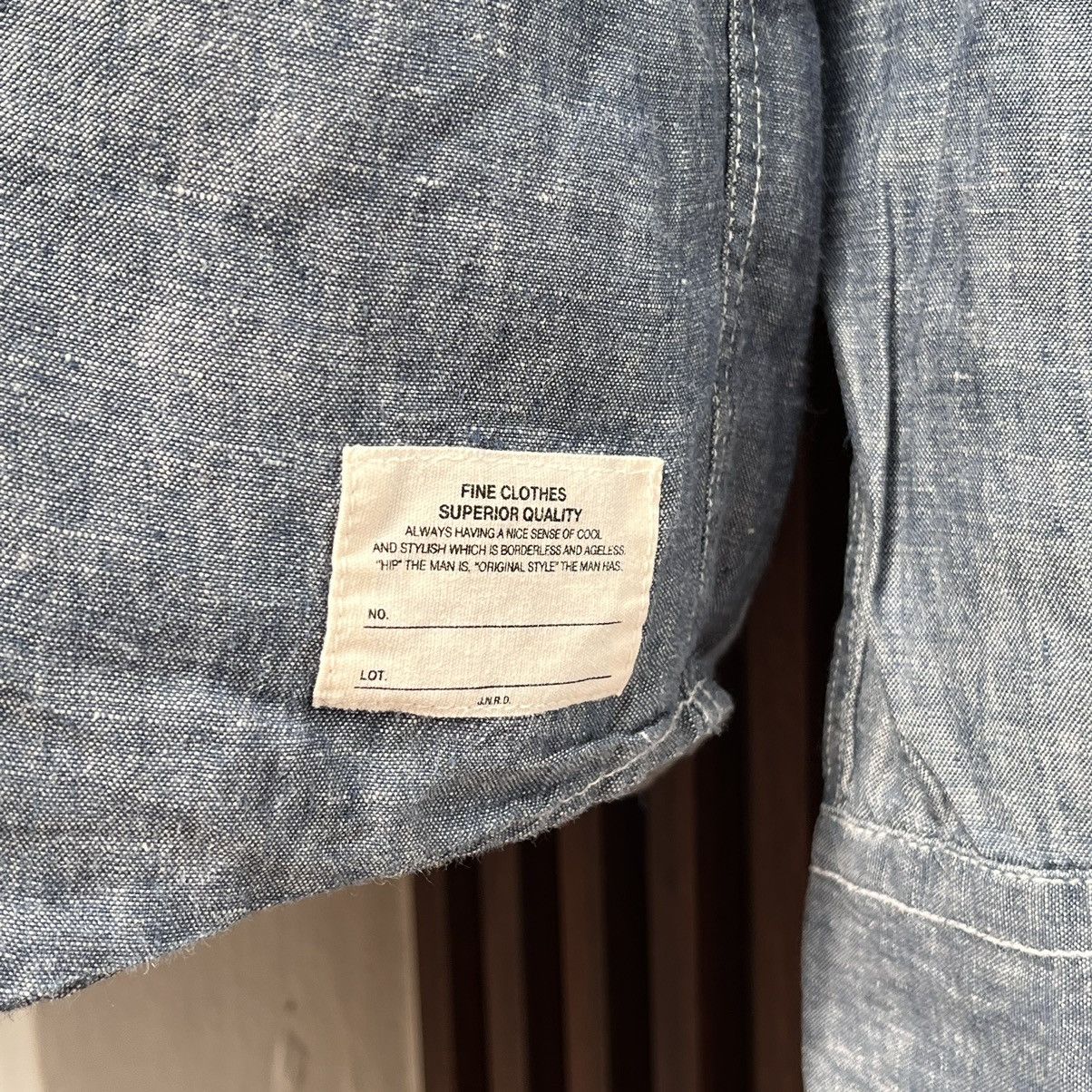 Japanese Brand Chambray J.N.R.D SUPERIOR GARMENT Japan Work Wear Size US M / EU 48-50 / 2 - 6 Thumbnail