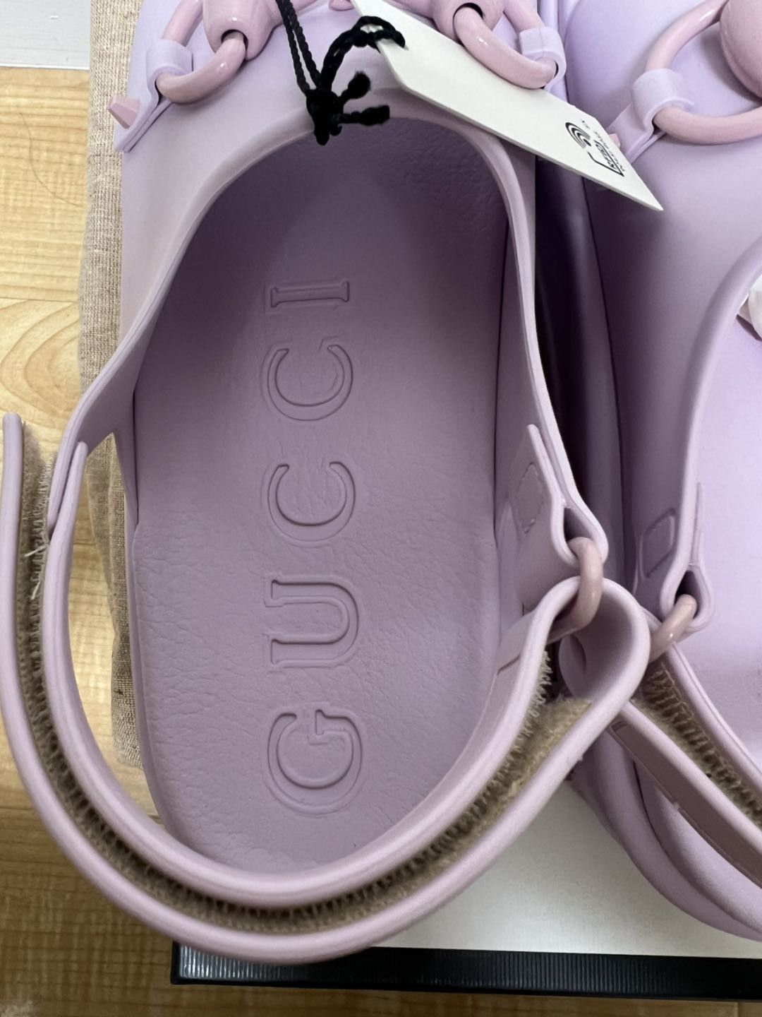 Gucci Gucci Interlocking G Platform Sandal Light Pink (Women's) Size US 9 / IT 39 - 8 Thumbnail