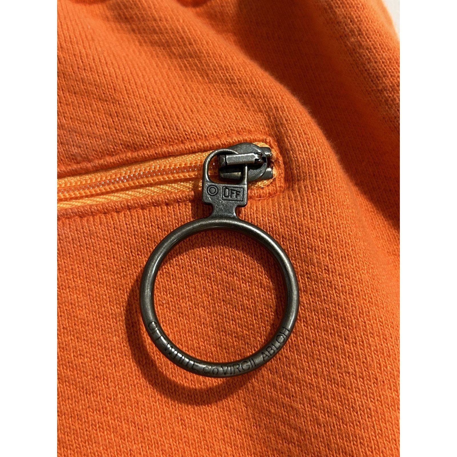 Off-White OFF-WHITE COMBAT ORANGE TRACK SWEATPANTS SIZE XXL PREOWNED Size US 38 / EU 54 - 4 Thumbnail