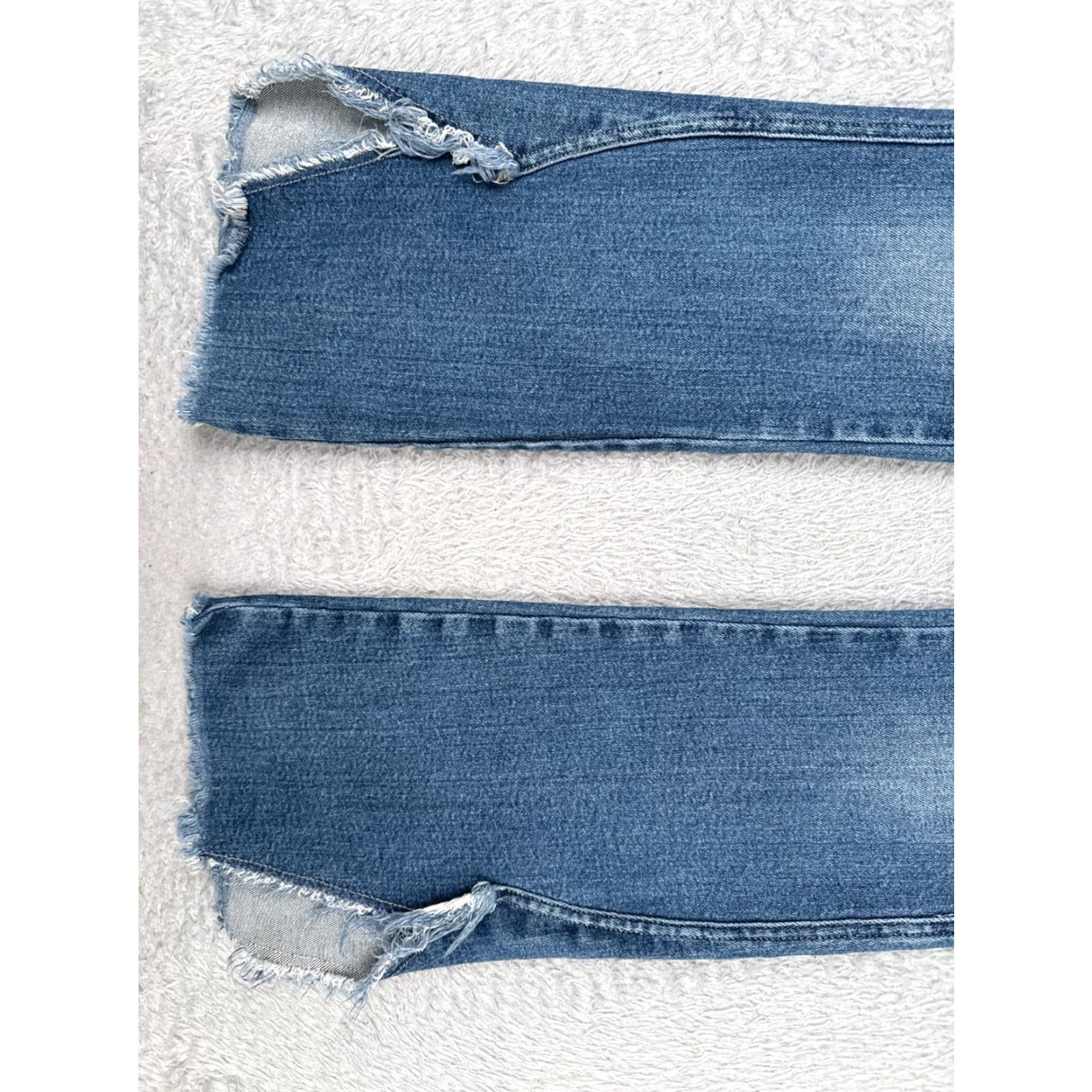 Vintage Kancan Jeans Jeans KanCan Blue Denim Bootcut Mid Rise 26x30 Distressed Stretch Women Regular 7 Pants Size 28" / US 6 / IT 42 - 2 Thumbnail
