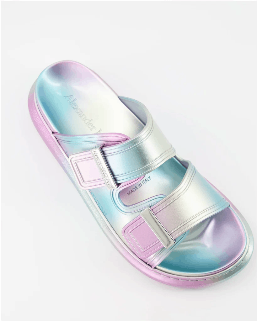 Alexander McQueen o1y0225 Slides in Multicolor Size US 7.5 / IT 37.5 - 5 Thumbnail