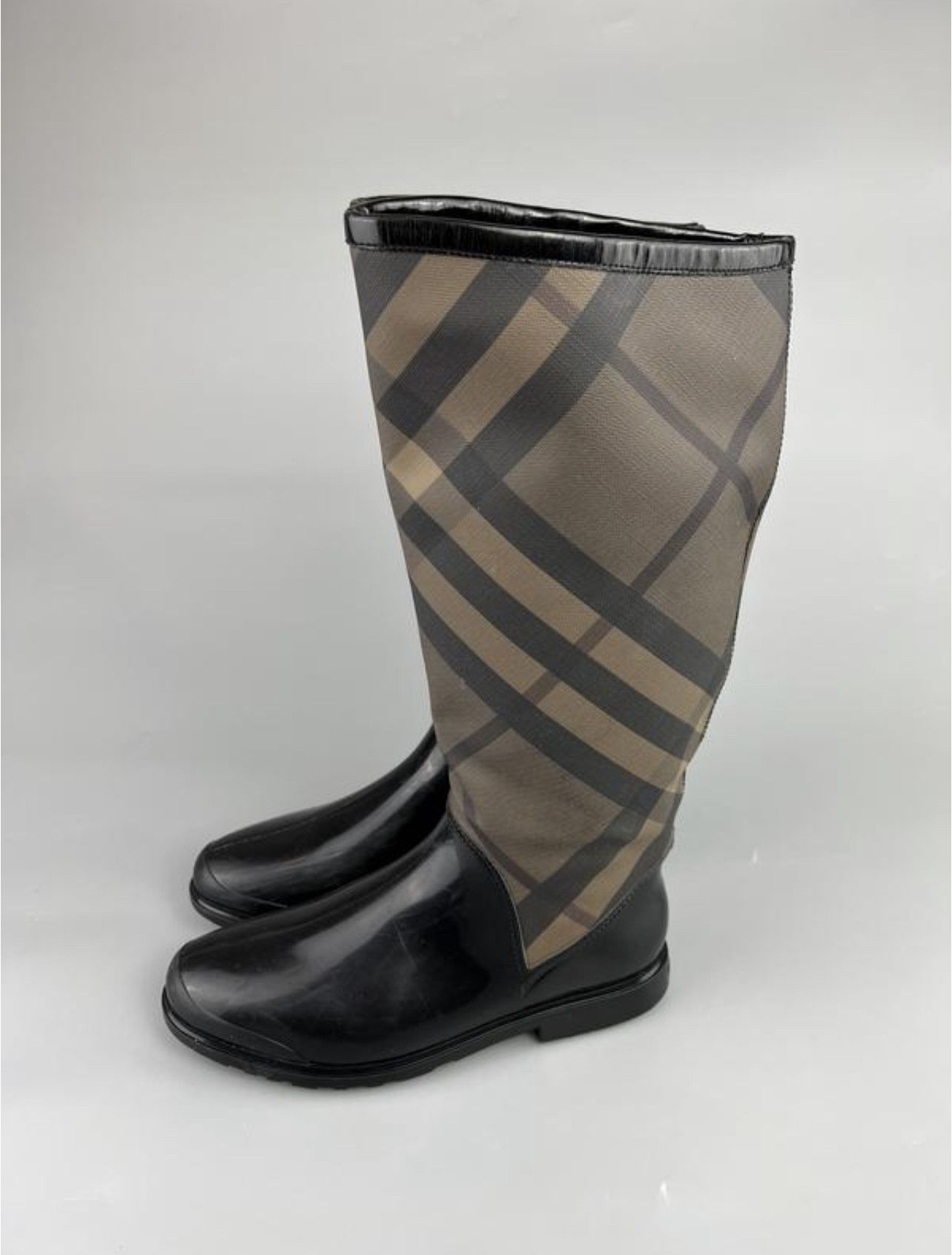 Burberry Burberry Check Rubber Boots Size EU39 UK6 Made in Italy Size US 8 / IT 38 - 2 Thumbnail