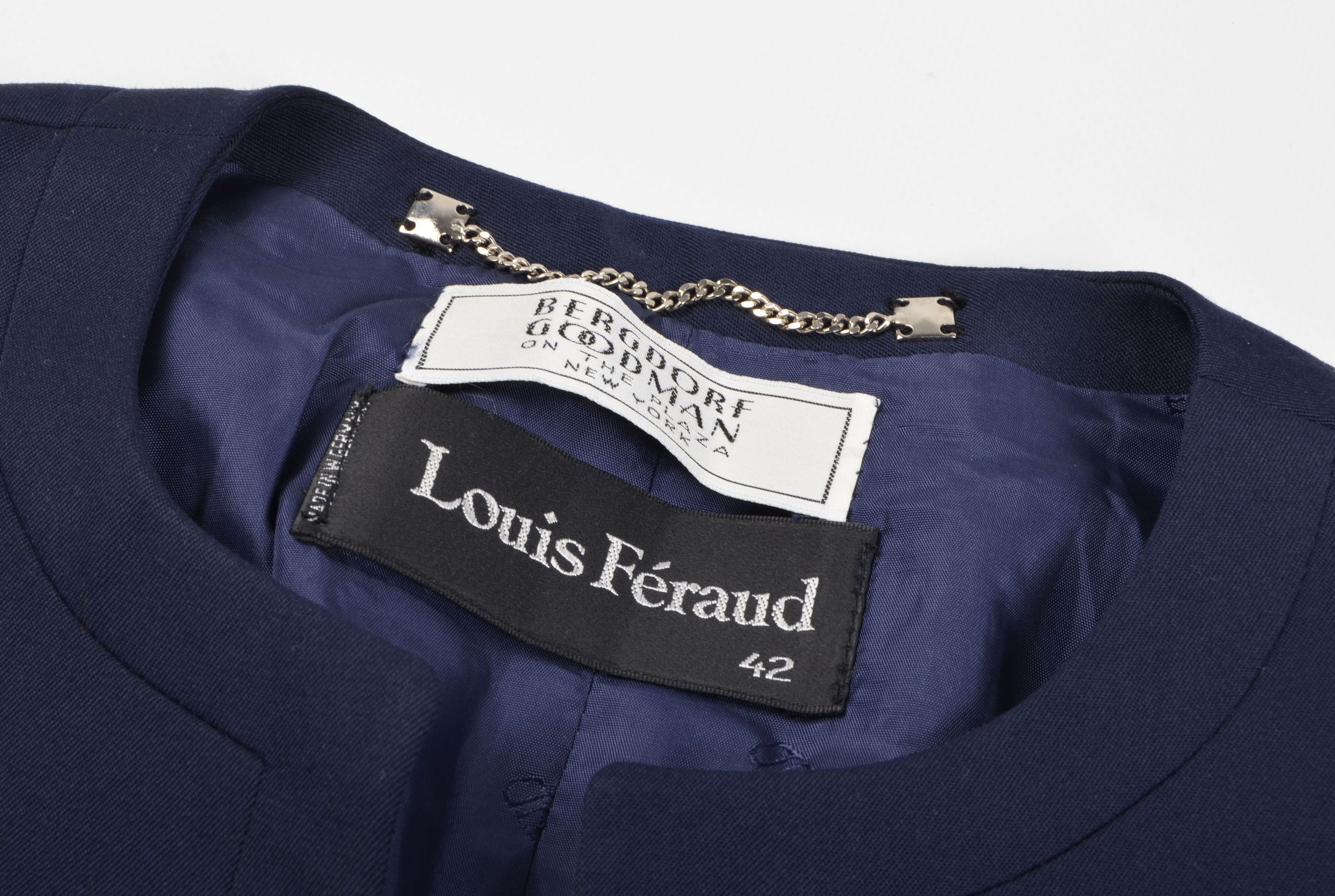 Louis Feraud Vintage Louis Feraud Bergdorf Goodman 90's Cropped Blazer Size M / US 6-8 / IT 42-44 - 7 Thumbnail