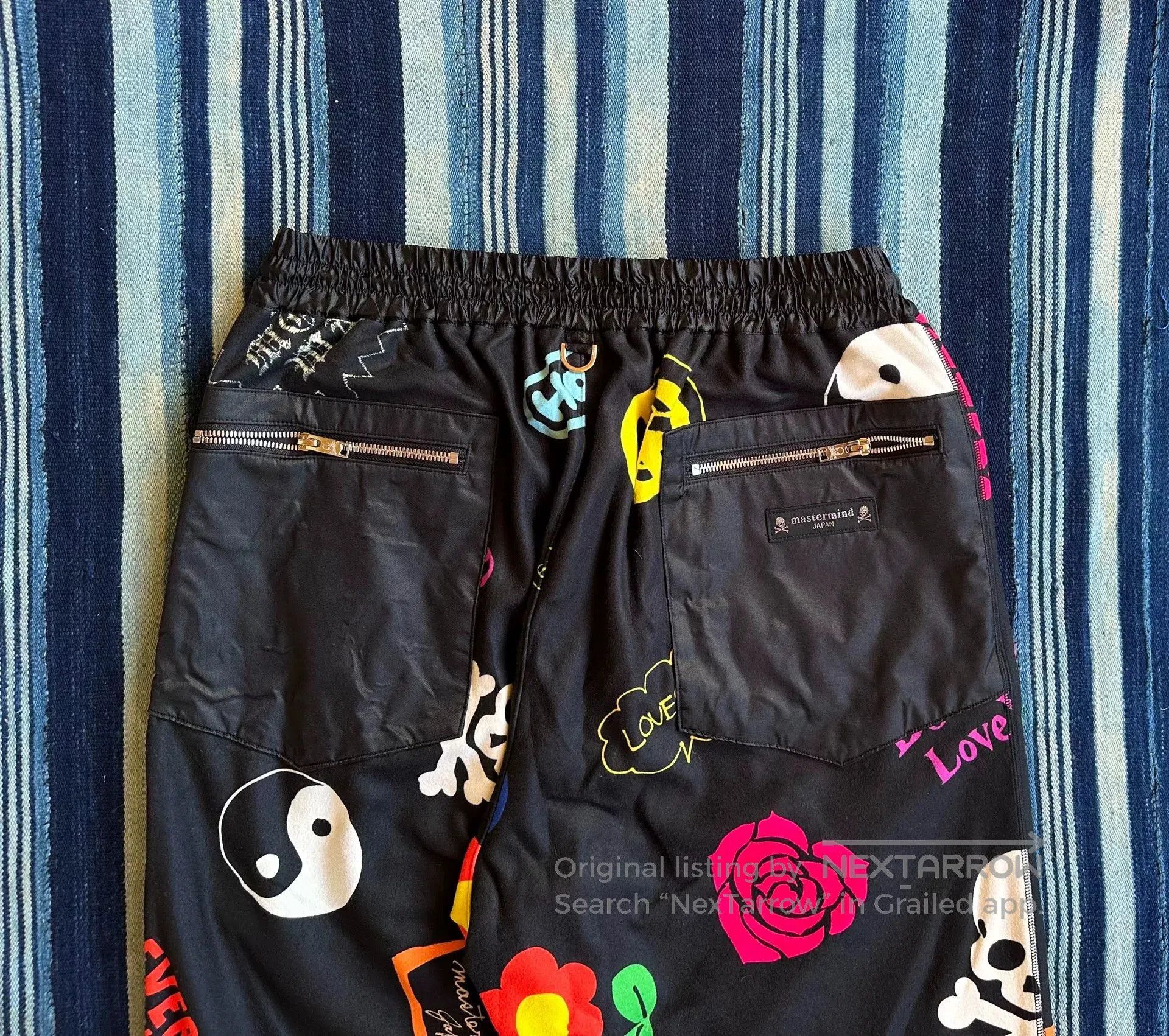 Mastermind Japan mastermind japan black base pants with graphics. Size US 34 / EU 50 - 4 Thumbnail