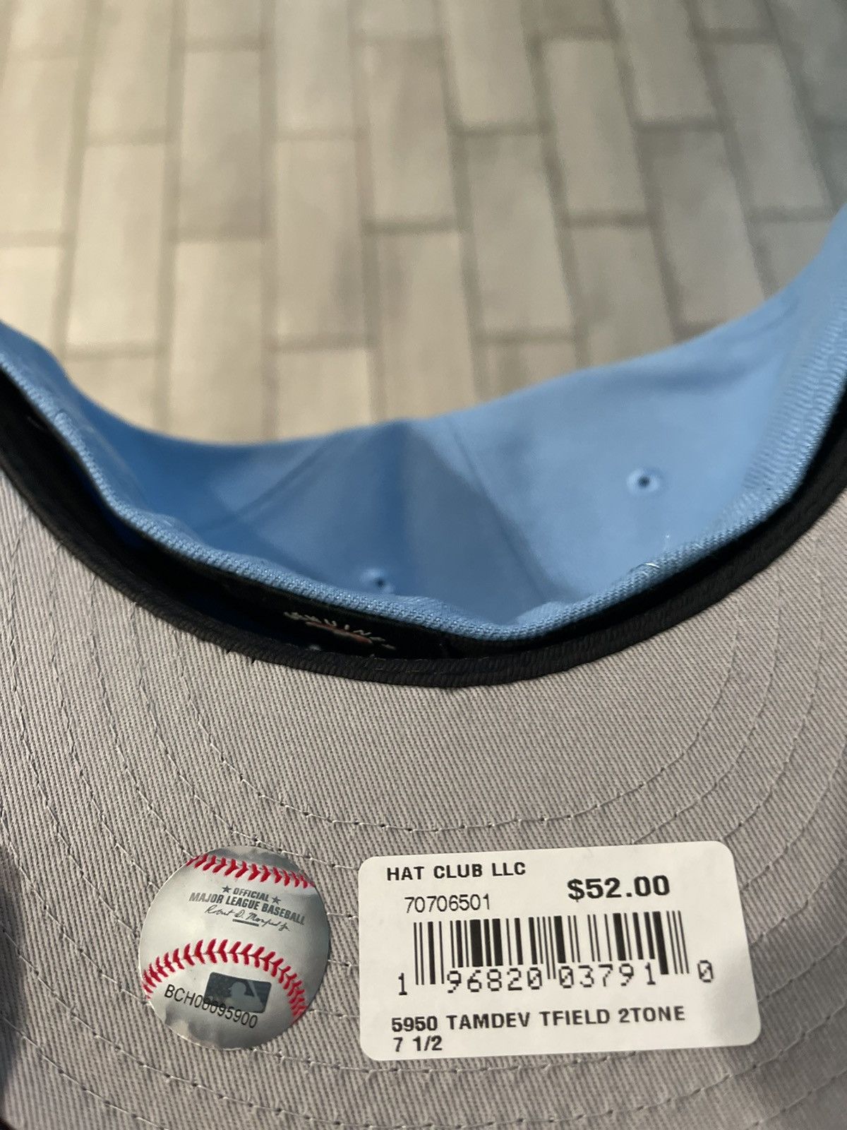 Hat Club × New Era Tampa Bay Rays Hat Club MLB Script Collection Size ONE SIZE - 3 Thumbnail