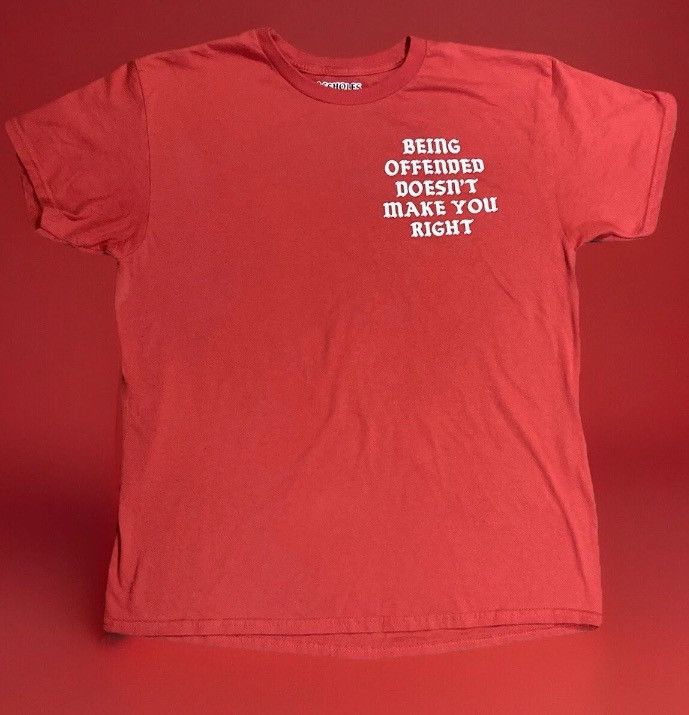 Designer × Vintage A$$holes Live Forever Being Offensive Red Mens Shirt Large Size US L / EU 52-54 / 3 - 1 Thumbnail
