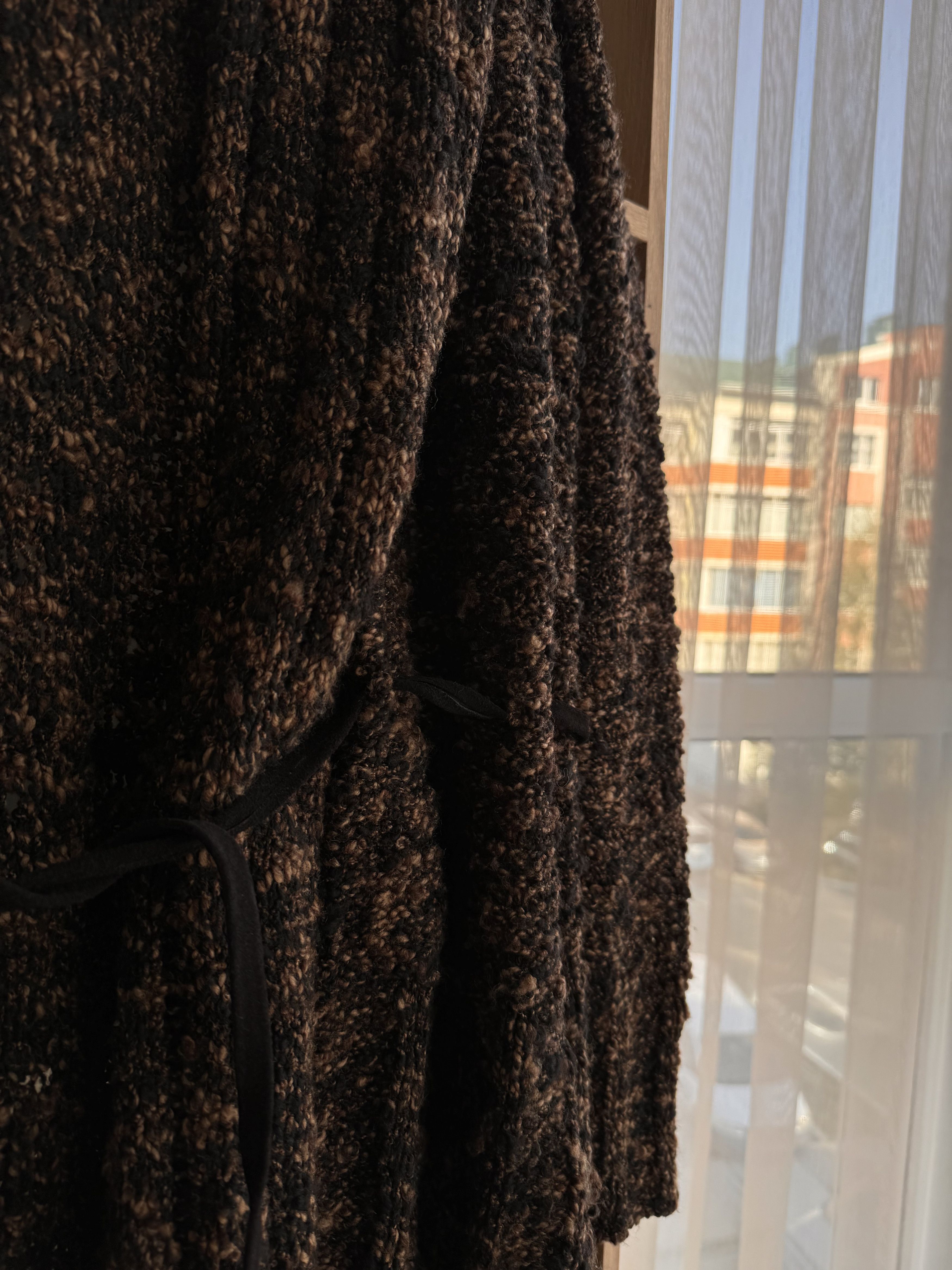 Max Mara Vintage Max Mara Giacca Brown Lana Virgin Wool Cardigan Size M / US 6-8 / IT 42-44 - 7 Thumbnail