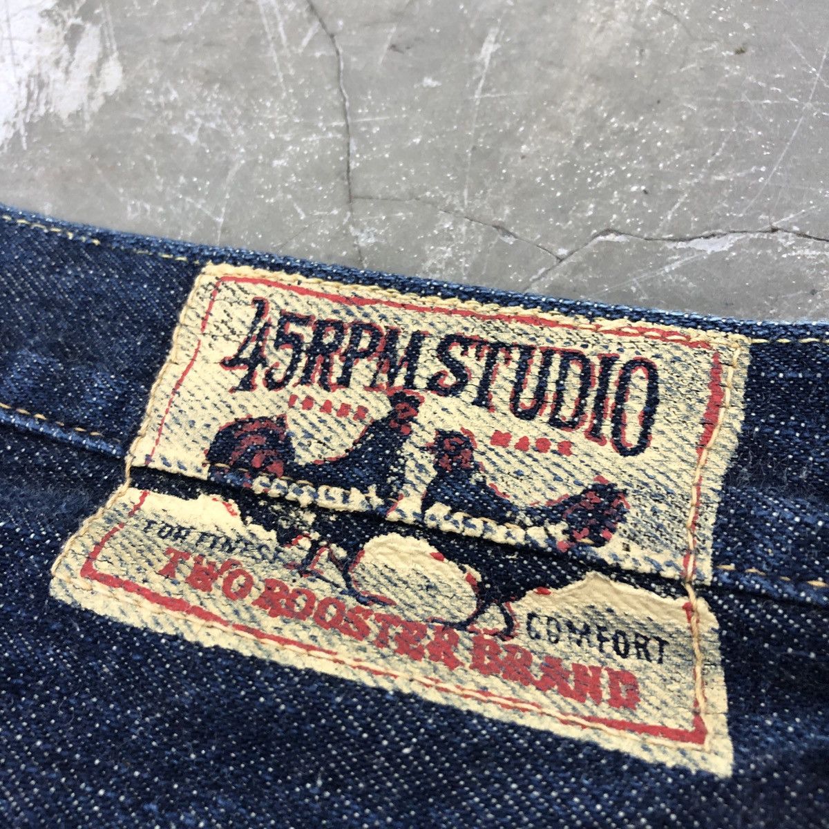 45rpm × Denime × Japanese Brand 45 RPM Straight Cut Denim Jeans Size US 28 / EU 44 - 12 Thumbnail