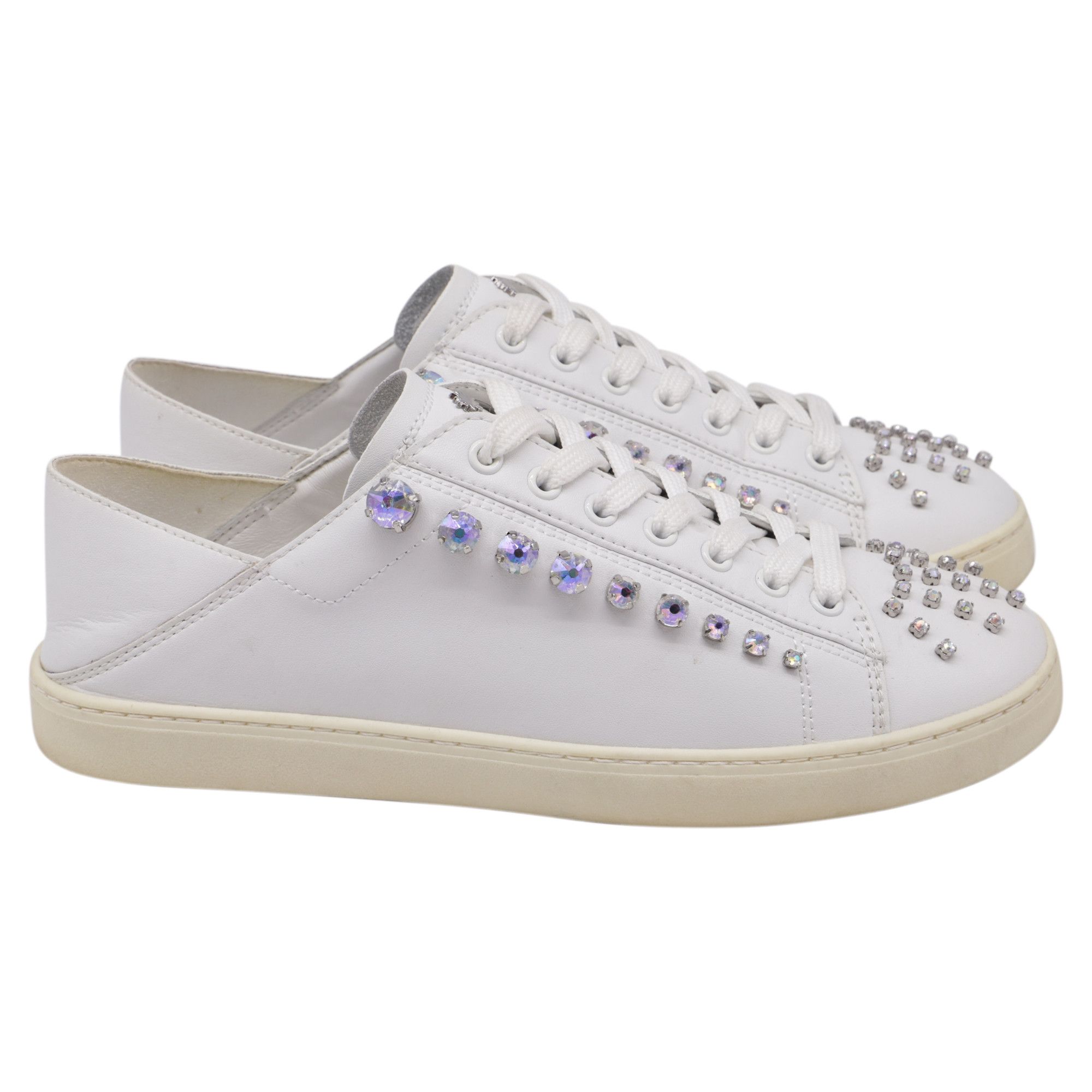 Stuart Weitzman Stuart Weitzman Goldie Shine Convertible Low-Top Sneakers n Size US 8.5 / IT 38.5 - 1 Thumbnail