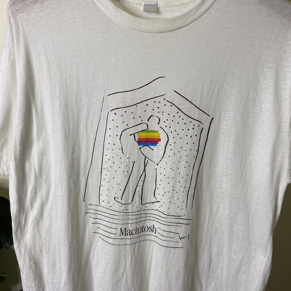 Apple Vintage 1990s Apple Macintosh Promo T Shirt Size US L / EU 52-54 / 3 - 2 Thumbnail