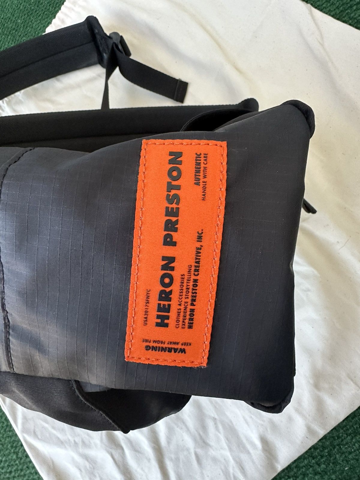 Heron Preston HERON PRESTON ‘CTNMB’ POCKETED BACKPACK | BLACK/WHITE Size ONE SIZE - 5 Thumbnail
