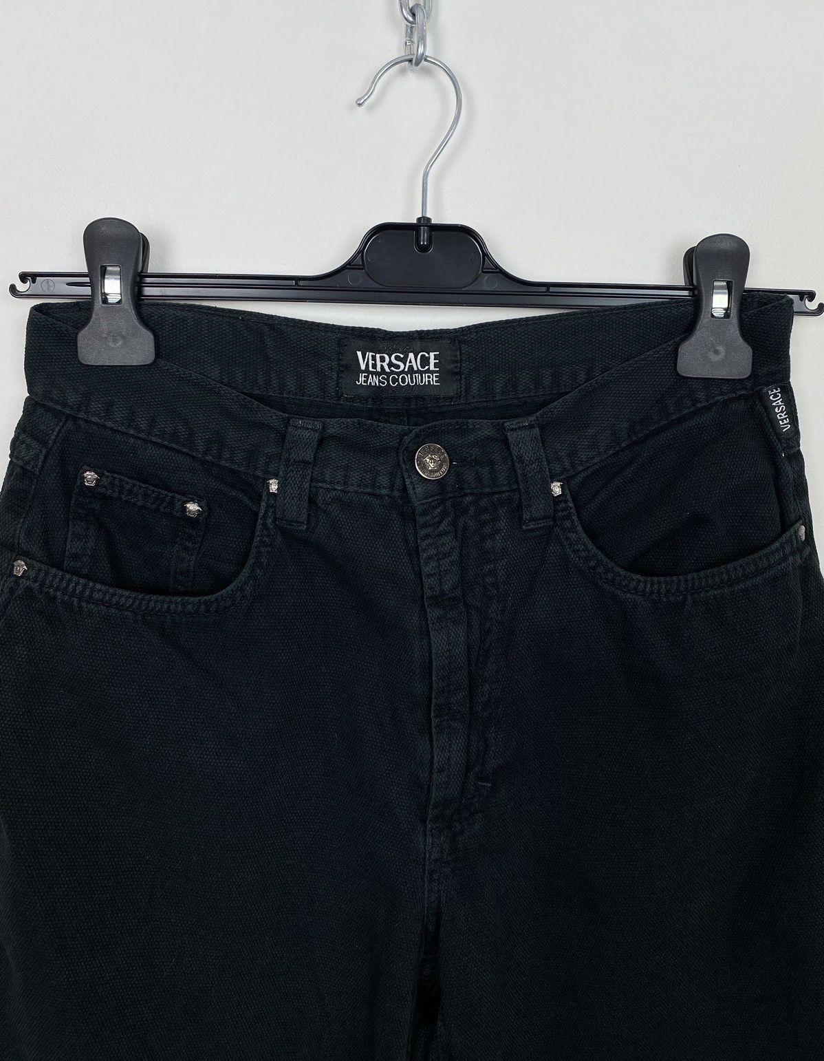 Versace Jeans Couture Vintage Versace Jeans Couture Black Jeans Denim Y2K Size US 30 / EU 46 - 2 Thumbnail