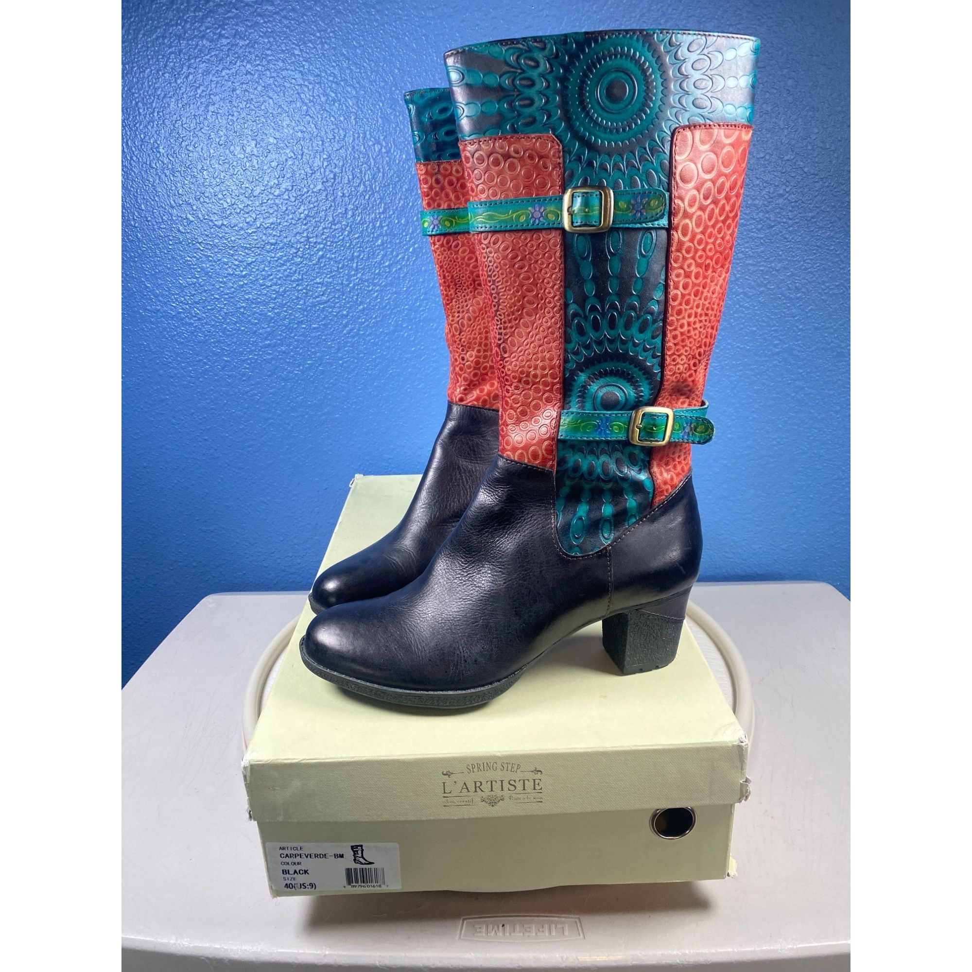Other L'Artiste Spring Step Women's 9 EU40 Carpeverde Boots Black Size US 9 / IT 39 - 5 Thumbnail