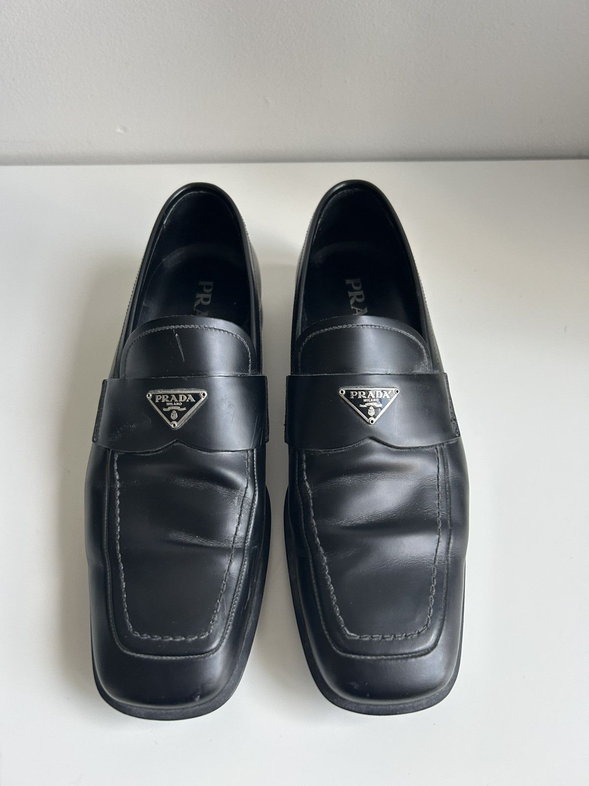Prada Prada Leather Loafers Size US 8 / EU 41 - 1 Thumbnail