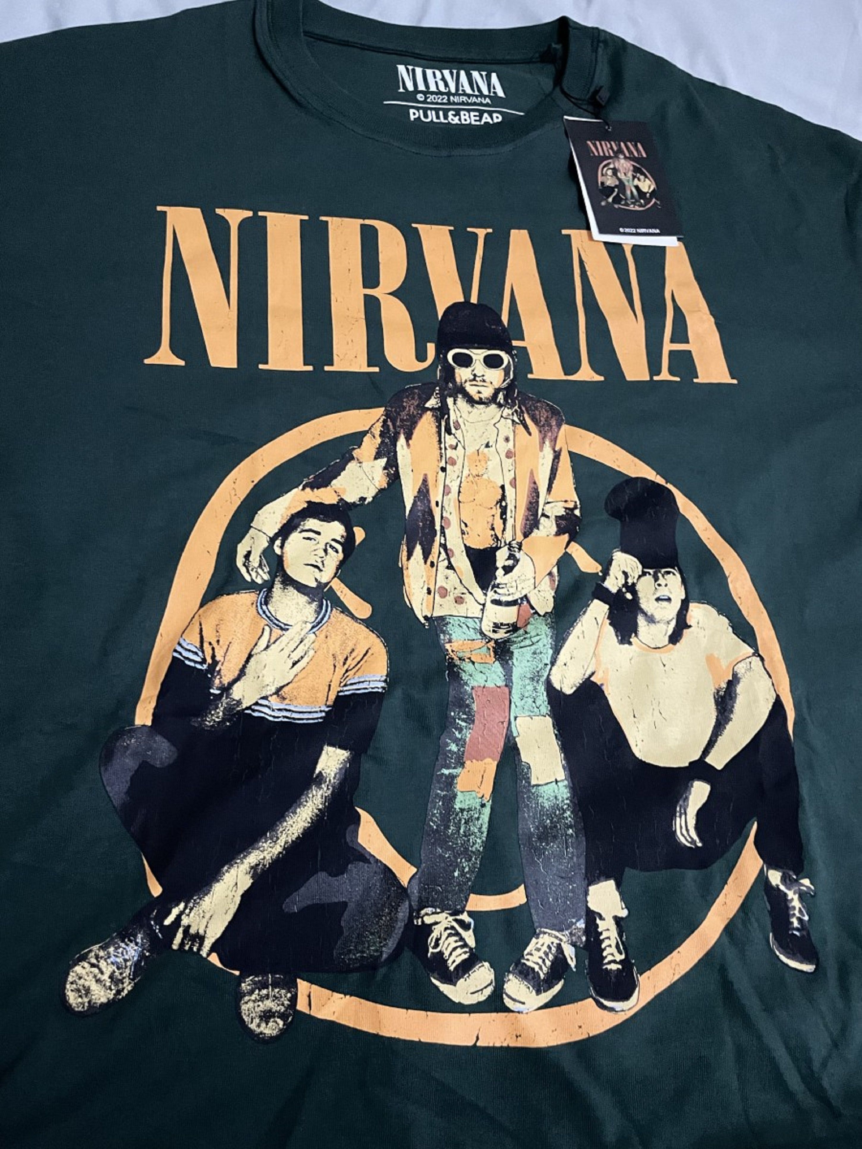 Nirvana × Pull & Bear Band Shirt Nirvana X Pull & Bear 2022 Nirvana × Pull & Bear Band Shirt Nirvana X Pull & Bear 2022