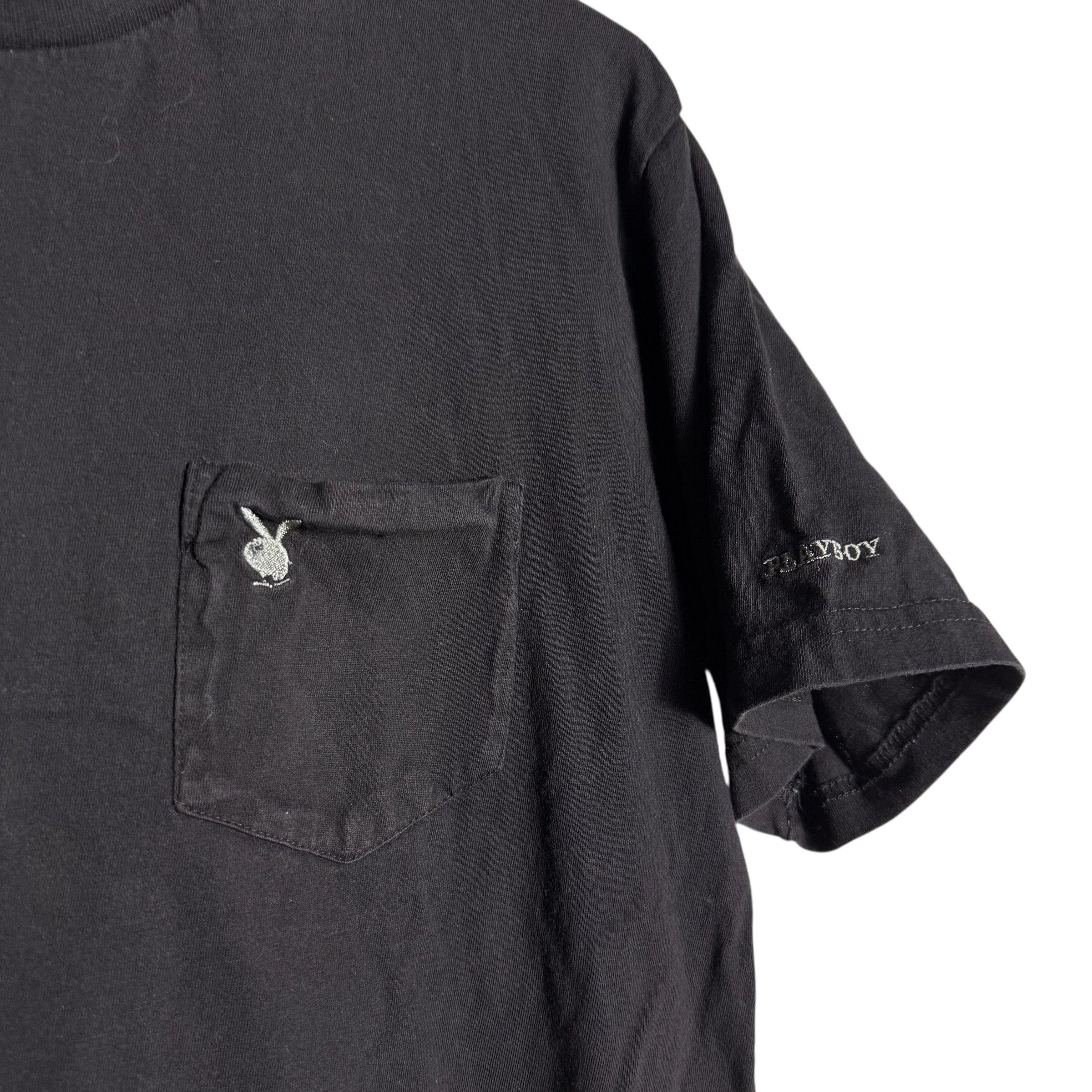 Playboy 🔥RARE🔥Vintage Playboy Single Pocket T-shirt Size US L / EU 52-54 / 3 - 3 Thumbnail