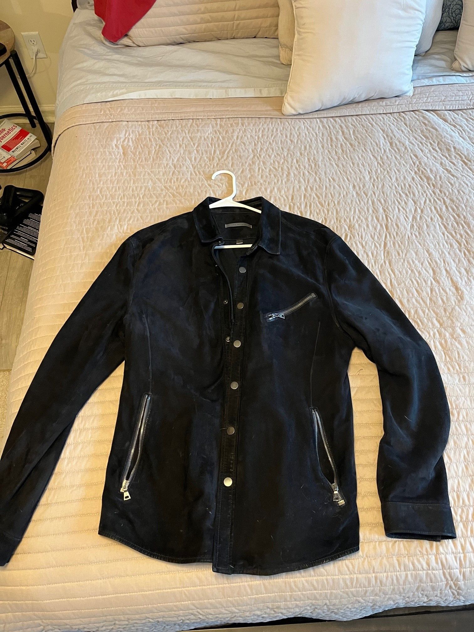 John Varvatos John Varvatos Suede Shirt Jacket L. 52 Size US L / EU 52-54 / 3 - 1 Thumbnail