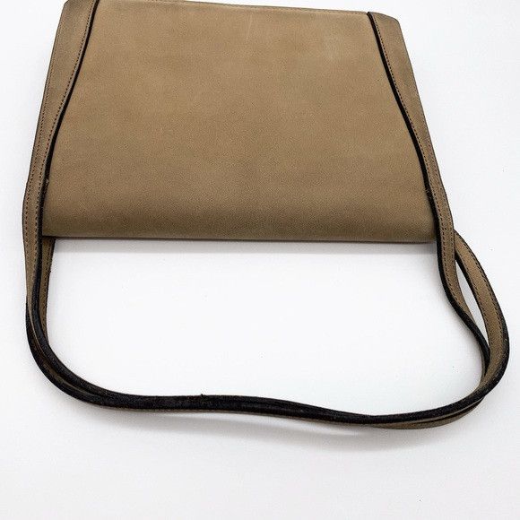 Pierre Balmain Vintage Pierre Balmain Nubuck Leather Handbag in Taupe Size ONE SIZE - 11 Thumbnail