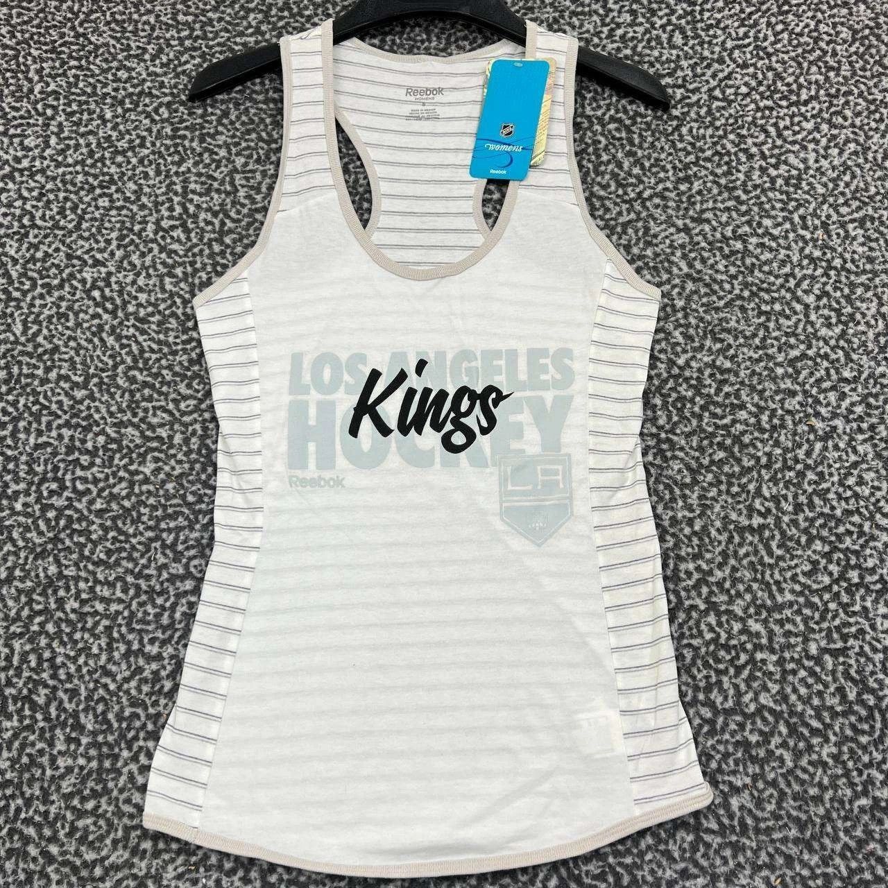 Reebok Los Angeles LA Kings Shirt Women S Sleeveless Racerback New Size S / US 4 / IT 40 - 1 Thumbnail