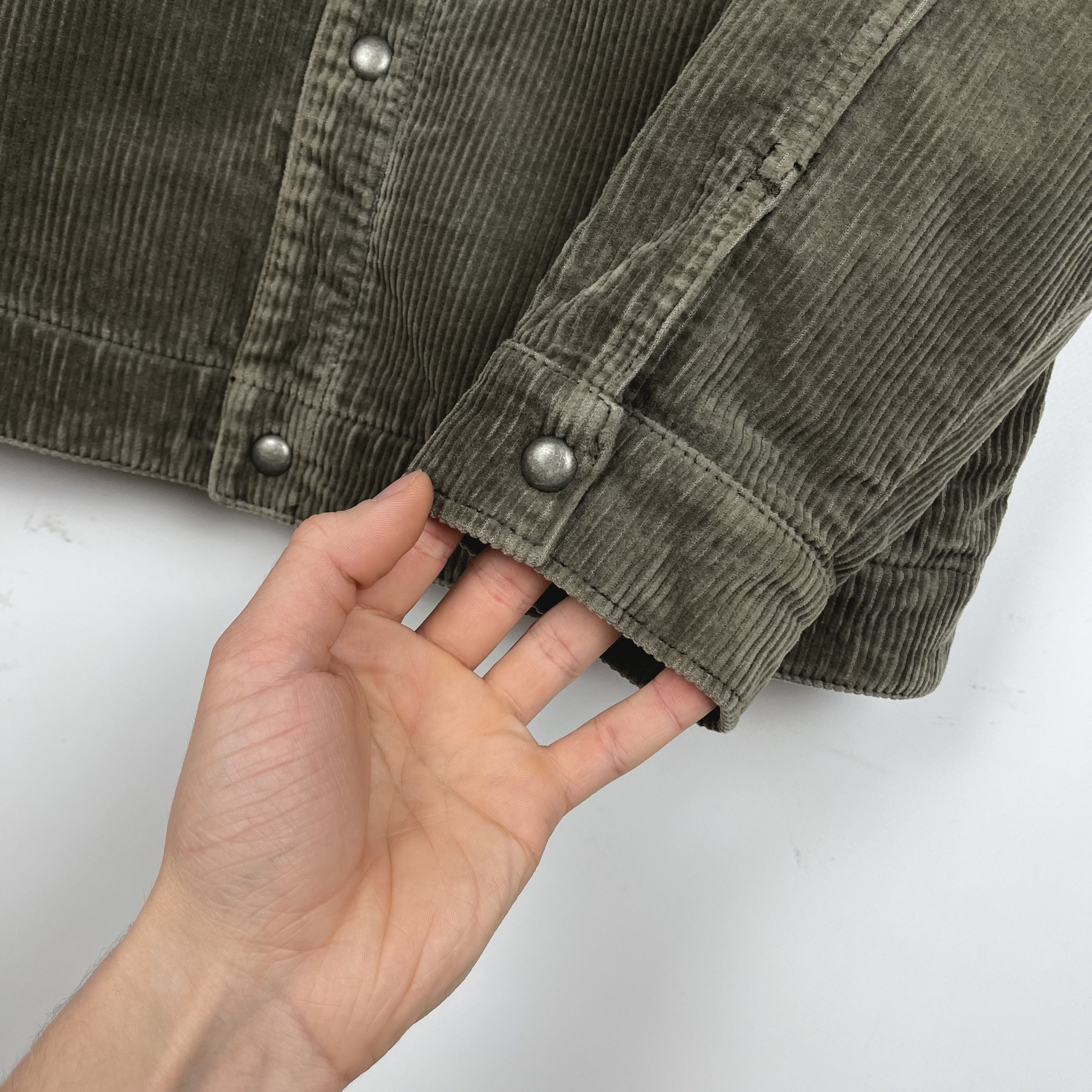 Allsaints Designer AllSaints Castleford Corduroy Overshirt Jacket Size US XS / EU 42 / 0 - 10 Thumbnail