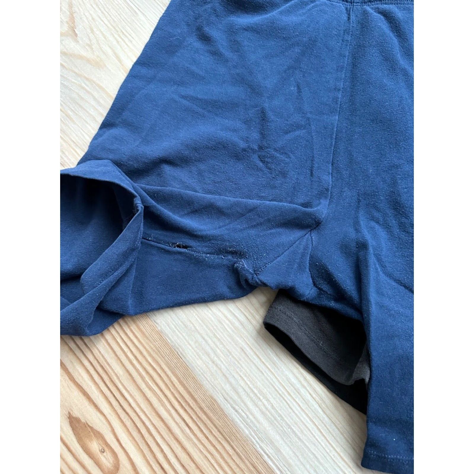 Champion 2 Vtg Champion Womens Bike Shorts Compression Size XL Navy Athletic USA AS IS Size 40" / US 18 - 4 Thumbnail