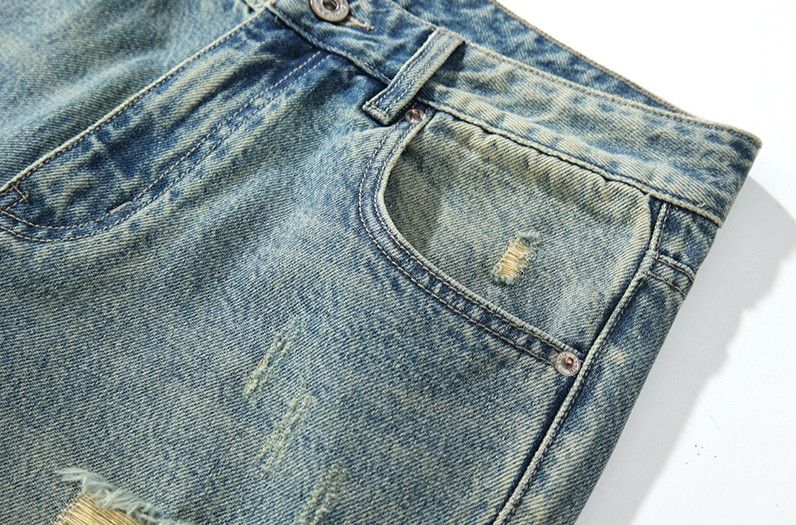 Japanese Brand × Jean Distressed Frayed Denim Pants Size US 30 / EU 46 - 5 Thumbnail