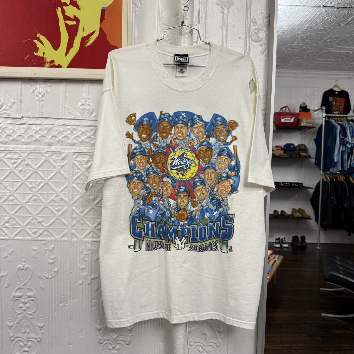 Pro Player vintage 1998 new york yankees champions tshirt Size US XL / EU 56 / 4 - 1 Thumbnail