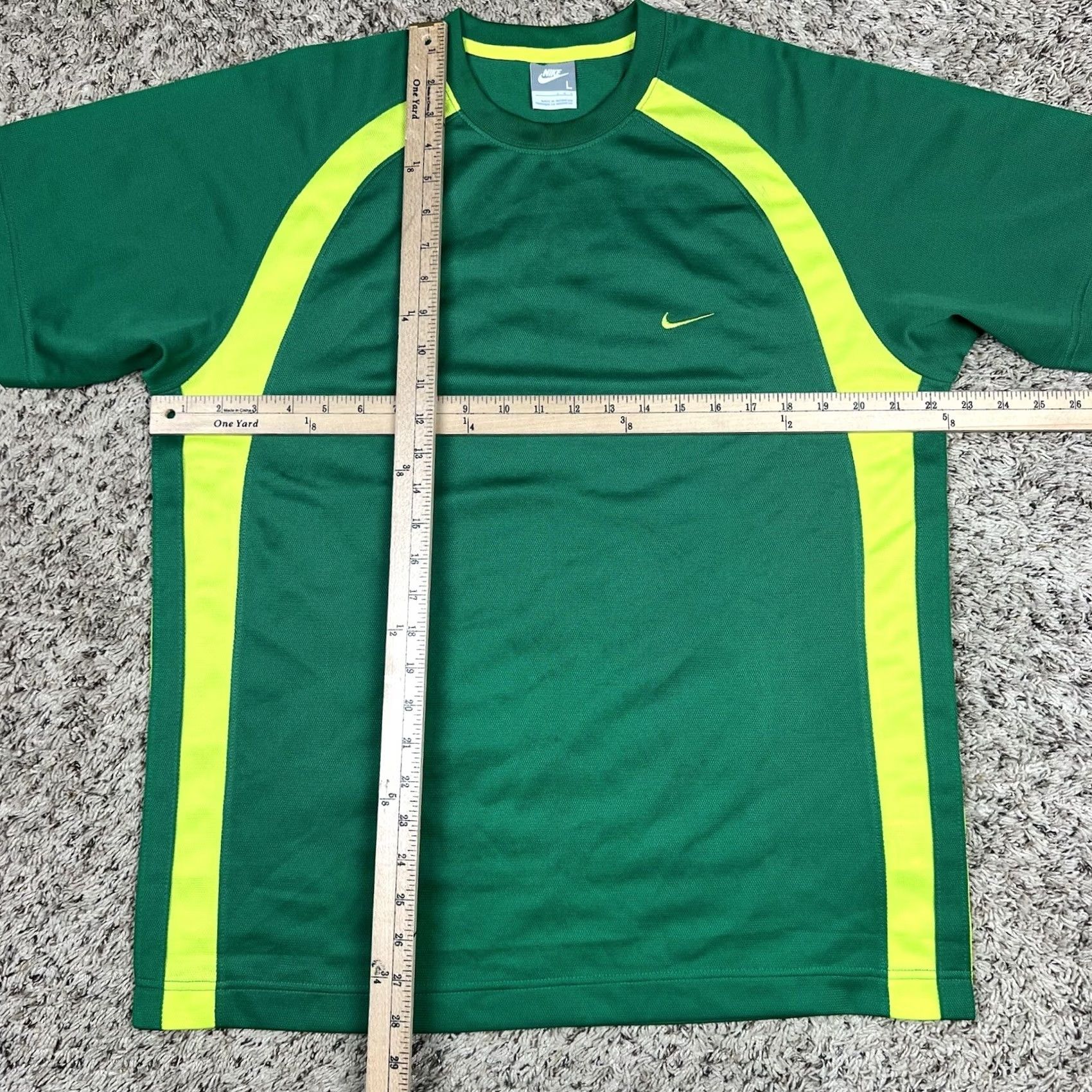 Nike VINTAGE Nike Athletic Embroidered Swoosh Logo T-Shirt Men L Jersey Style Shirt Size US L / EU 52-54 / 3 - 7 Thumbnail