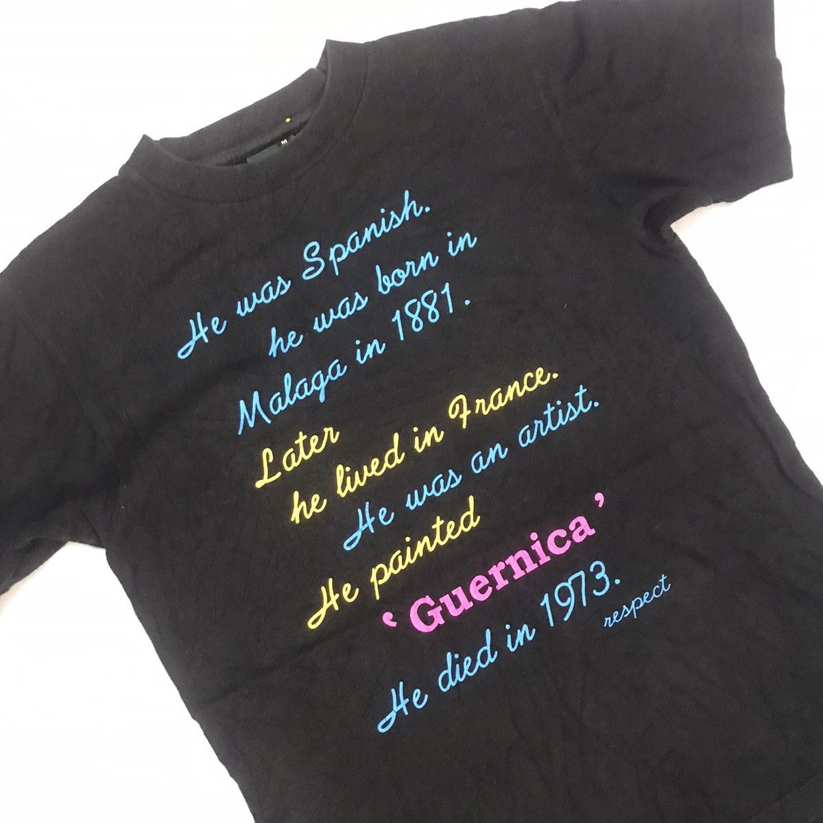 Other Picasso “Guernice” Bio Script T-shirt Size US S / EU 44-46 / 1 - 3 Thumbnail