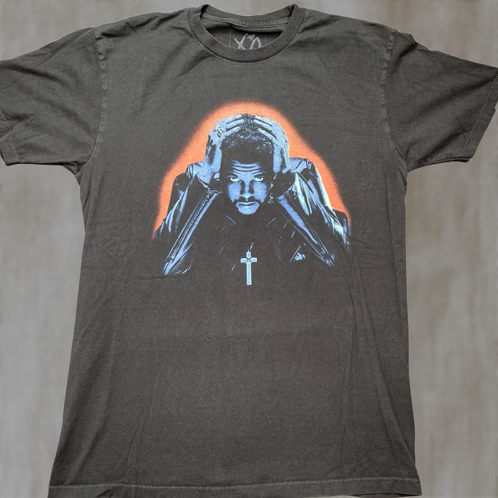 Vintage XO The Weeknd Starboy Graphic Official Merch Crewneck Black Mens M Shirt Size US M / EU 48-50 / 2 - 1 Thumbnail