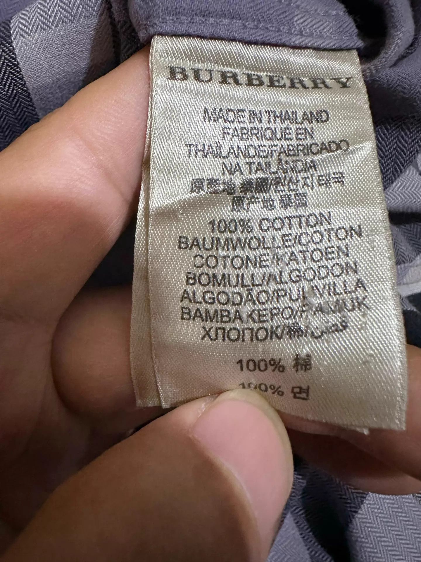 Burberry BURBERRY Runway Classic Check Shirt M Size US M / EU 48-50 / 2 - 7 Thumbnail